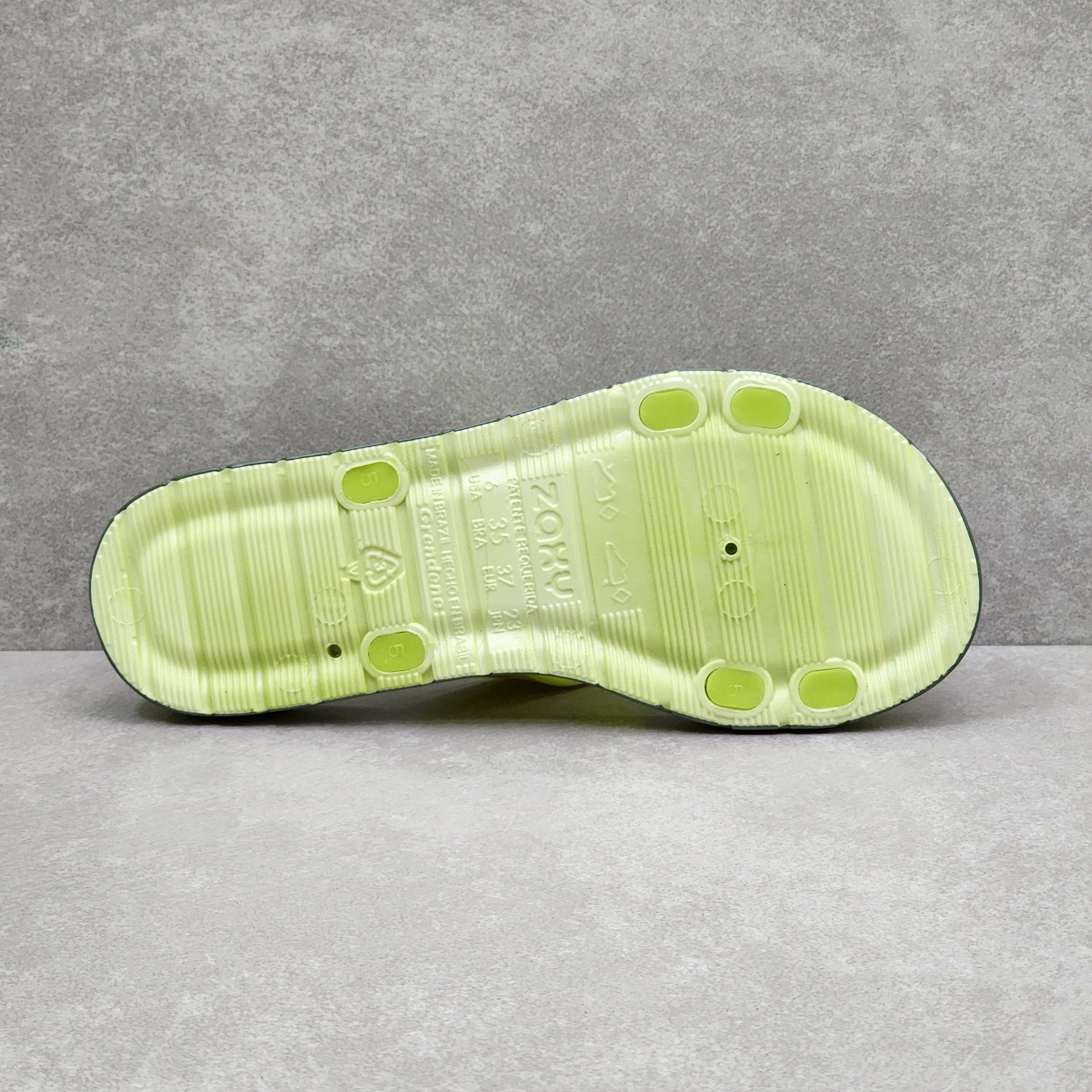 Chinelo Zaxy Tamanco Flash Neon Amarelo 4