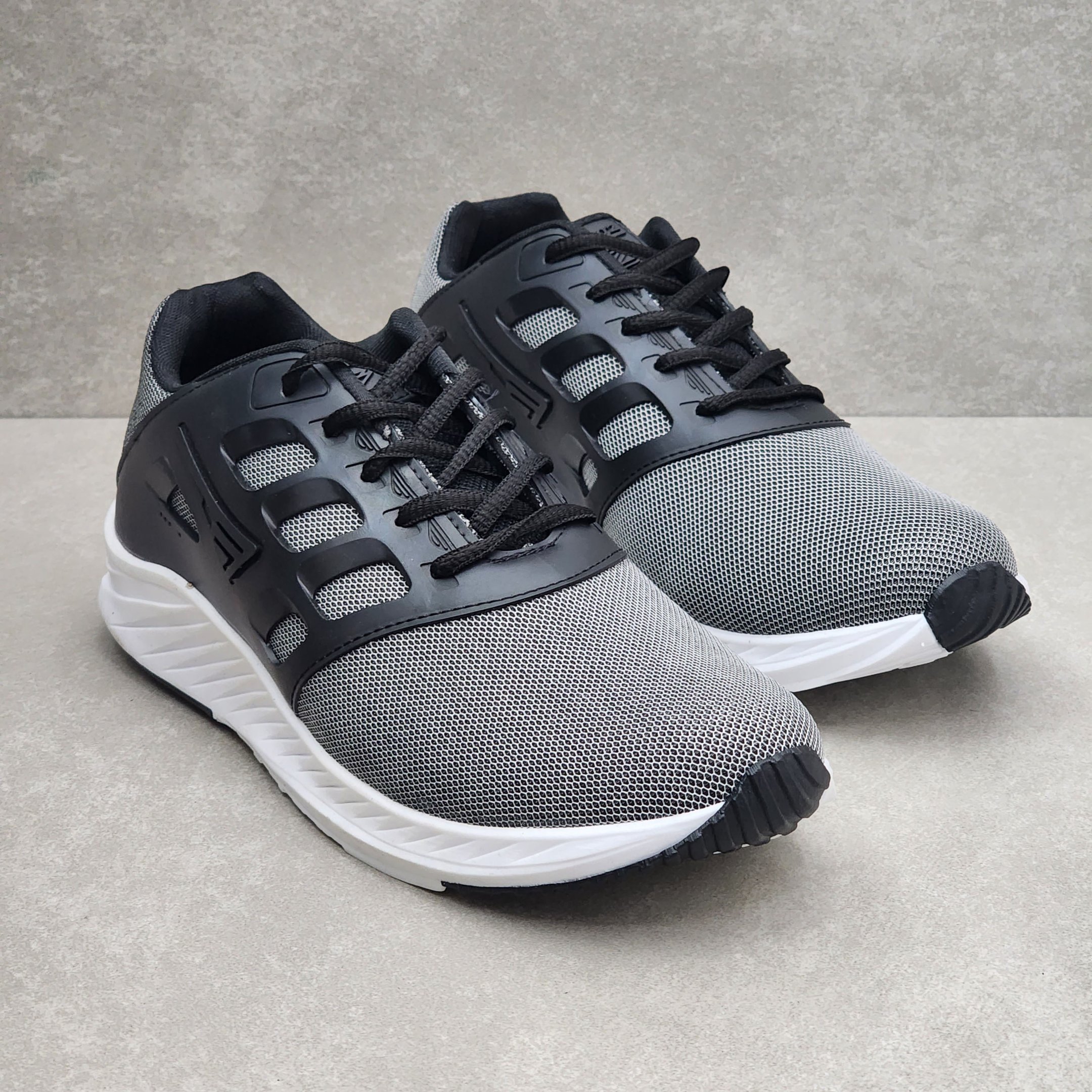 Tênis Zeus Masculino Com Cadarço Preto/Cinza 3