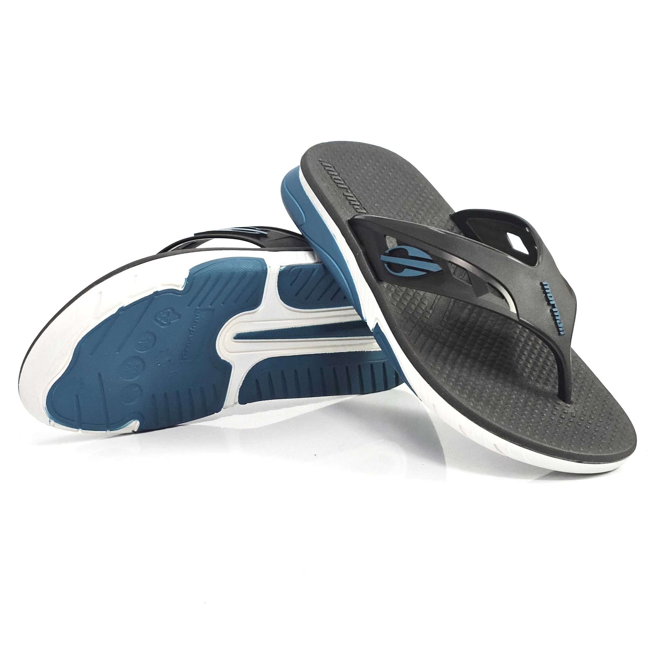 Chinelo Mormaii Adulto Swap De Dedo Confortável Preto/Azul 3