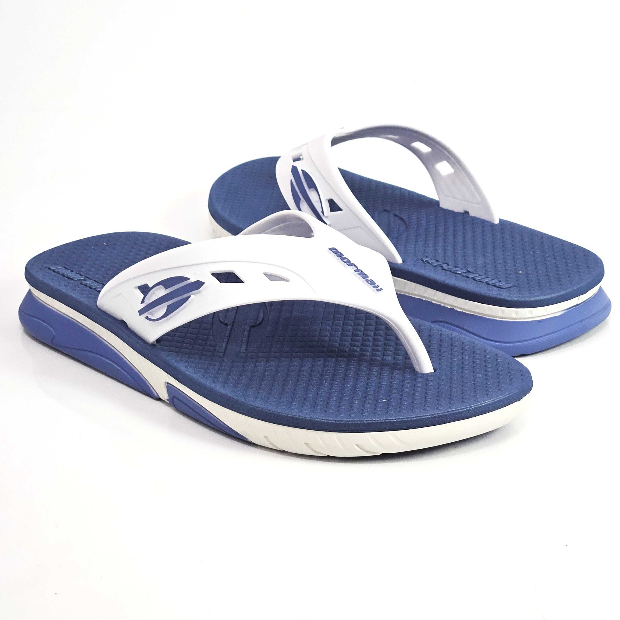 Chinelo Mormaii Adulto Swap De Dedo Confortável Branco/Azul 3