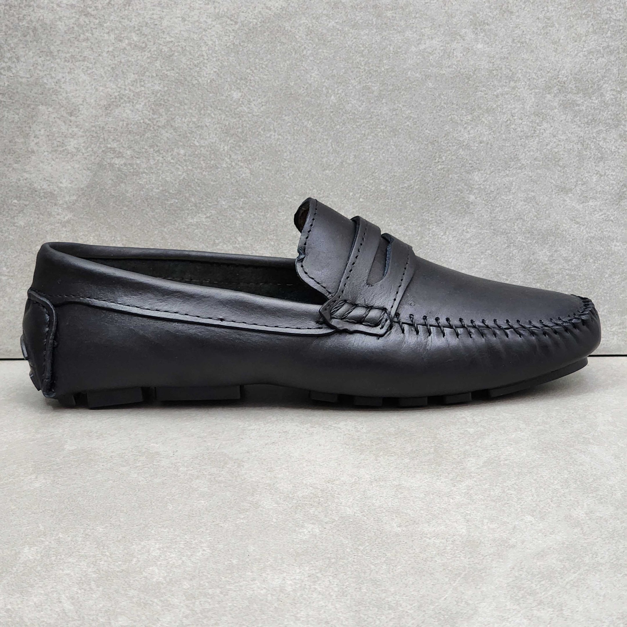 Mocassim Onda Surf Olho de Gato Em Couro