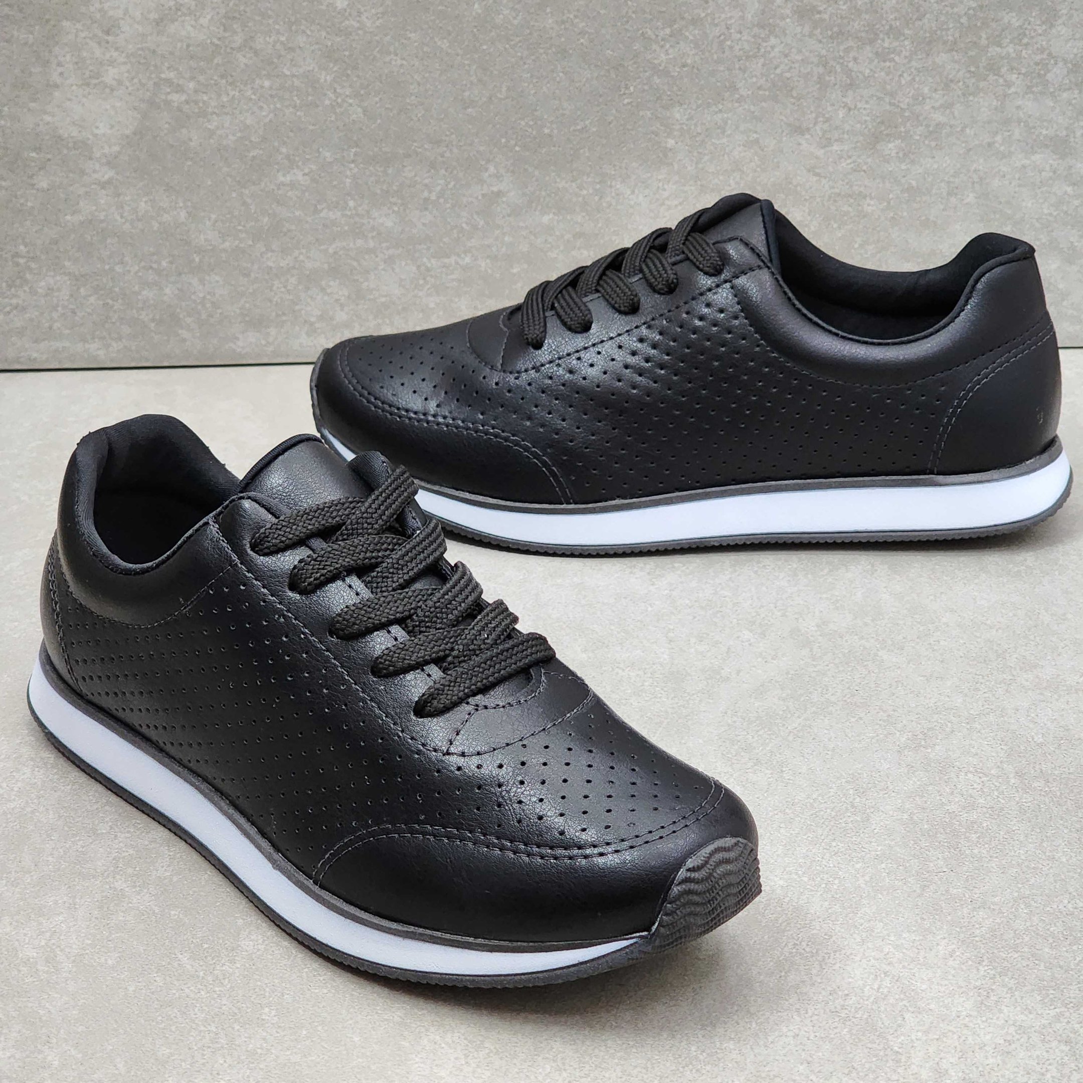 Tênis Feminino Casual Via Marte Jogging Preto 3