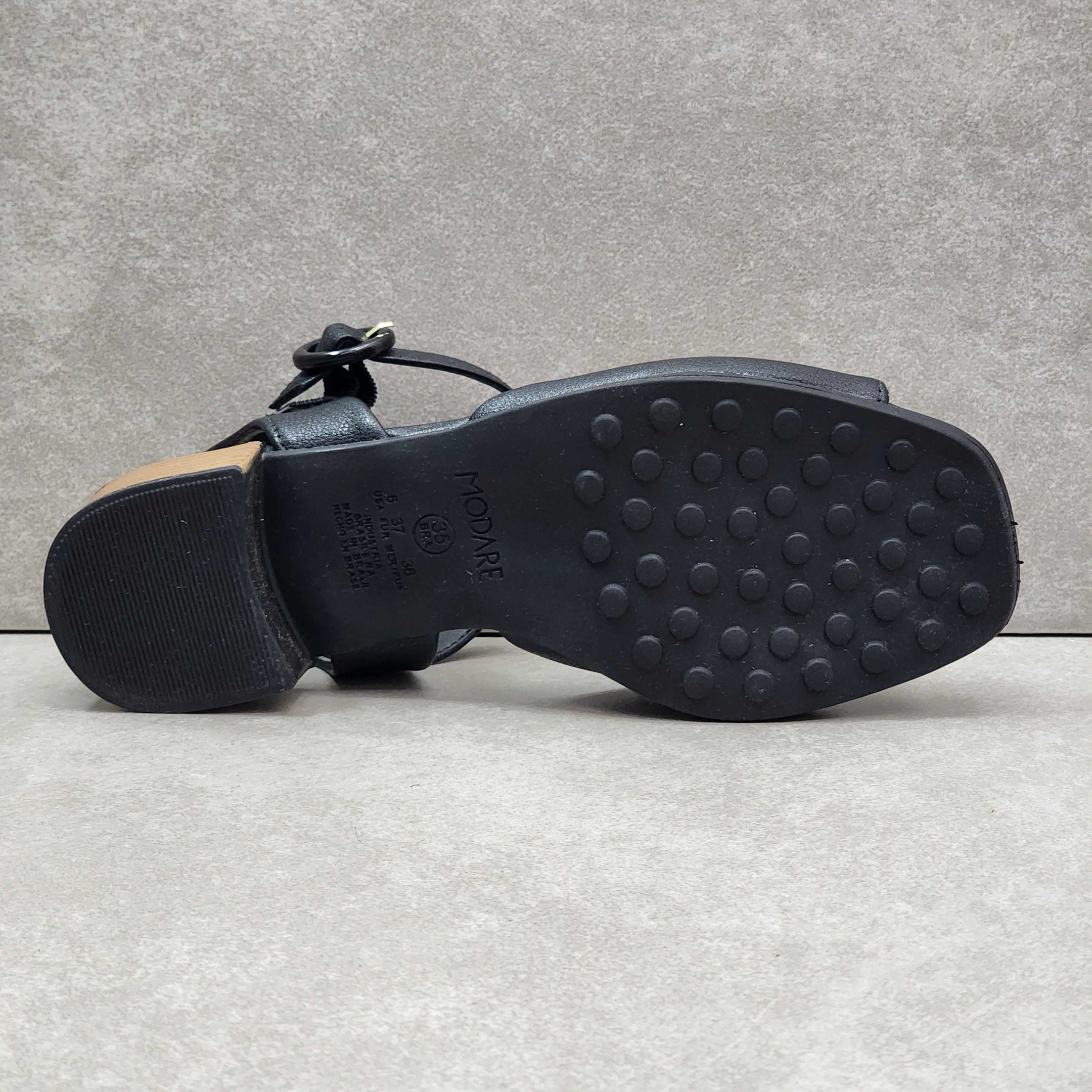 Sandália Modare Salto Baixo Preto 4