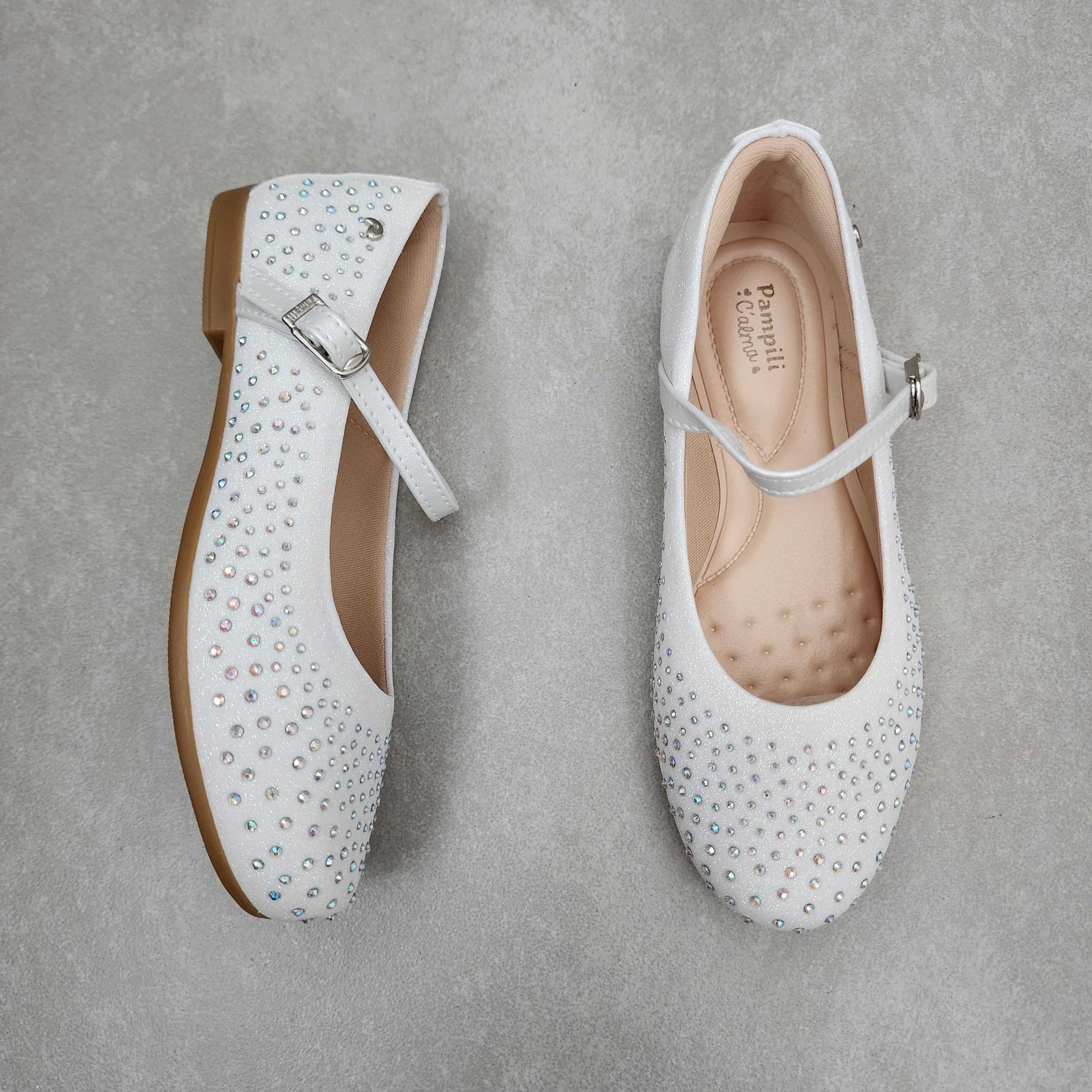 Sapato Infantil Pampili Boneca Festa Branco 2