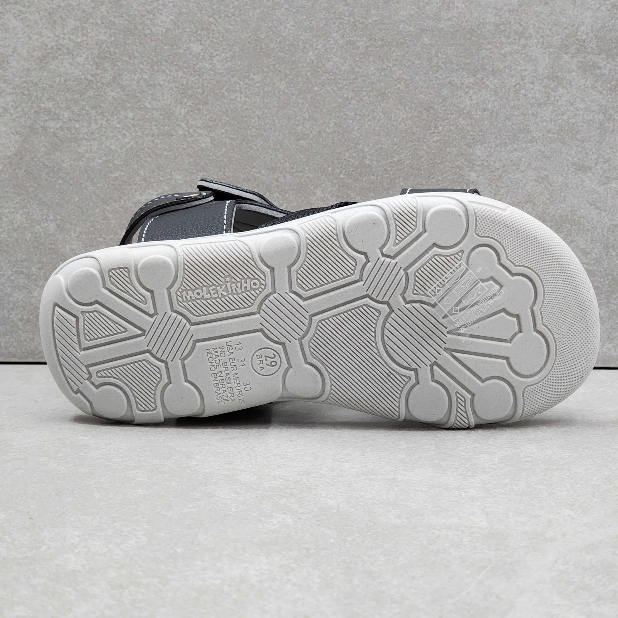 Sandália Molekinho Papete Style Preto 4