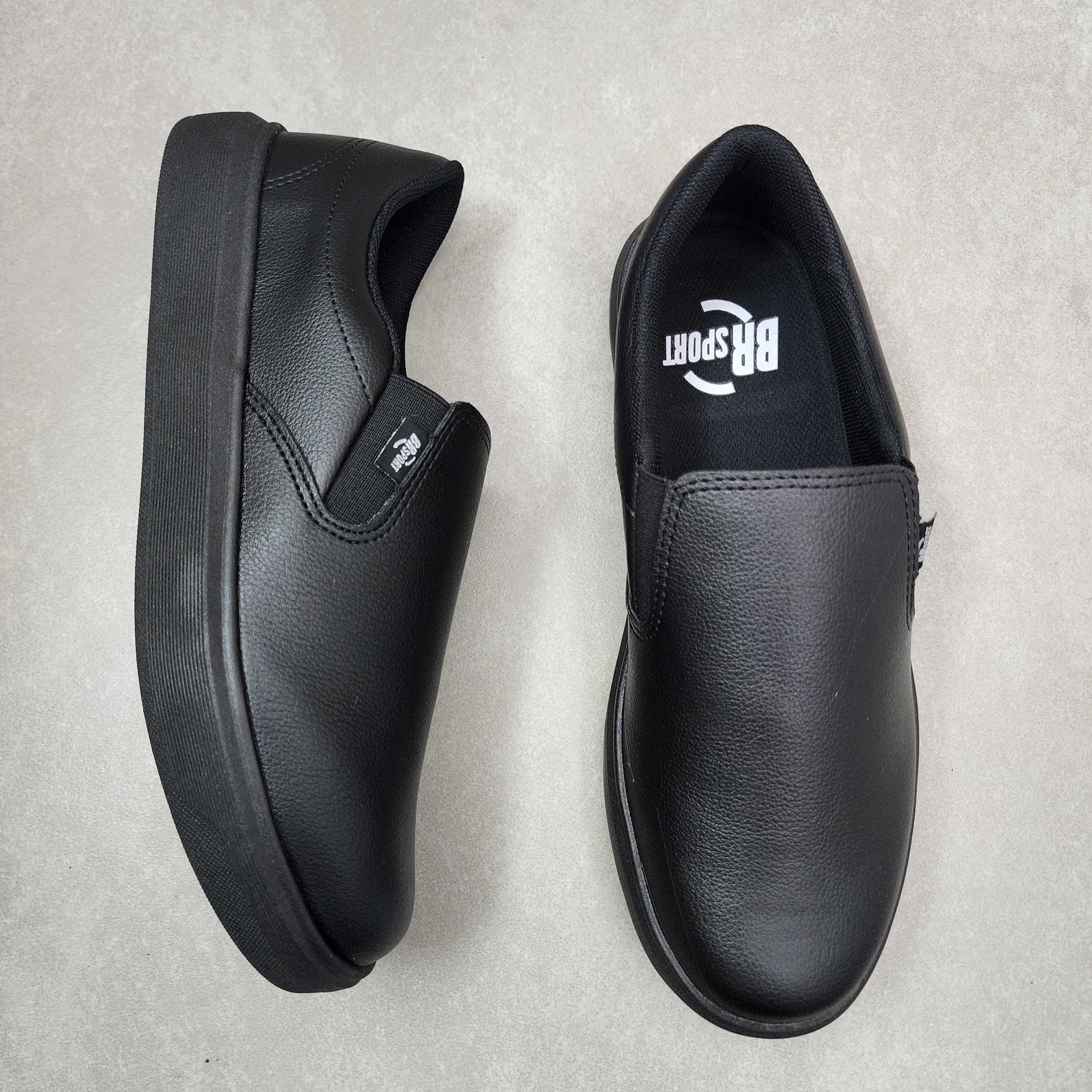 Tênis BR Sport Masculino Slip On Preto 3