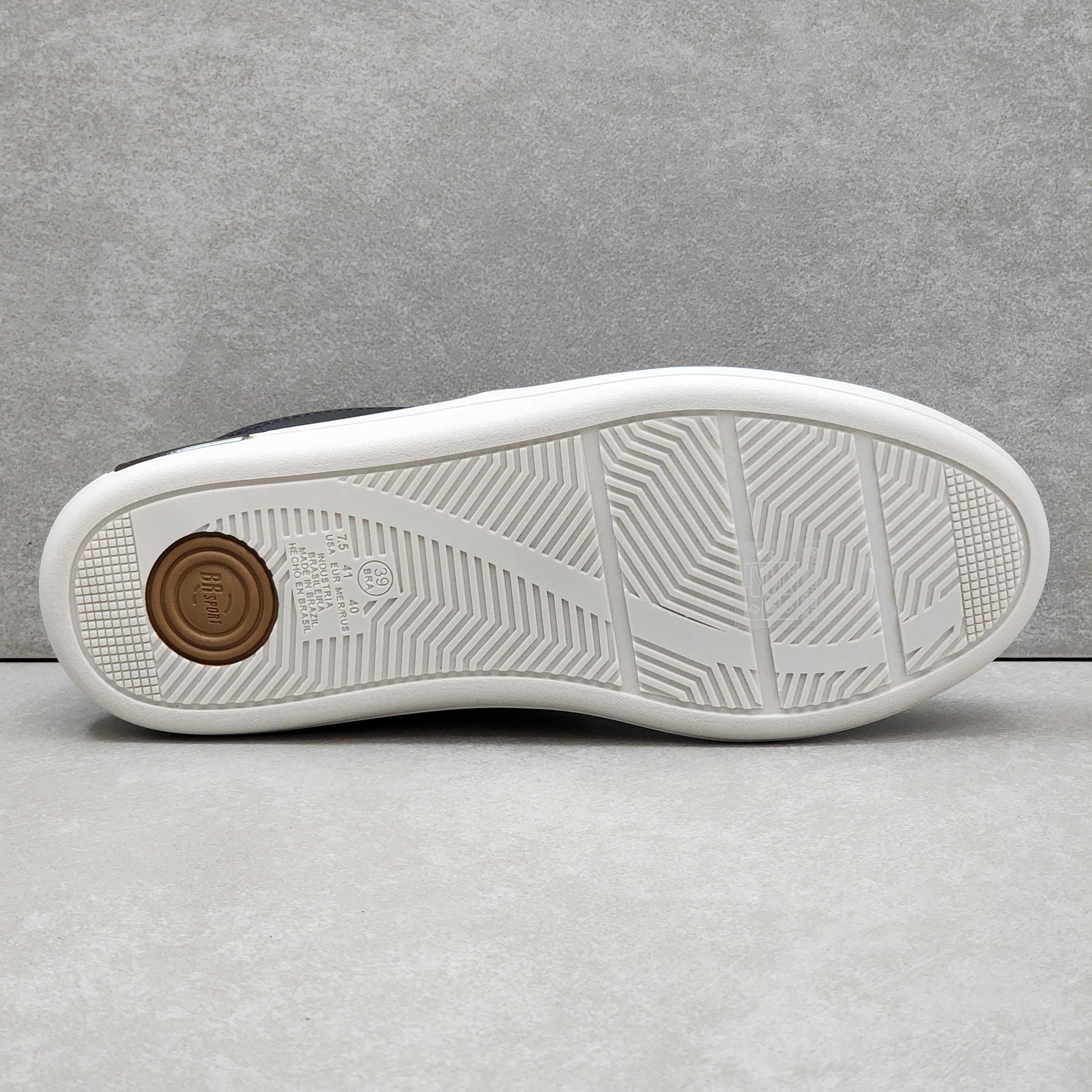 Sapatênis BR Sport Masculino Slip On Napa Preto 4