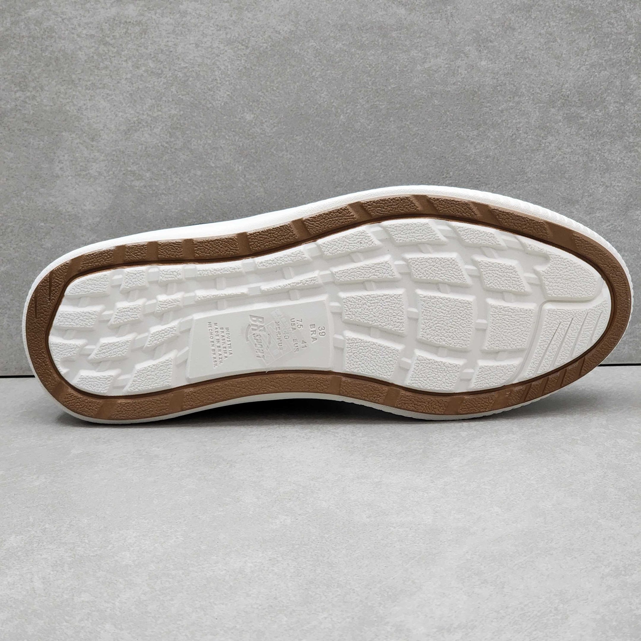 Sapatênis BR Sport Masculino Slip On Em Tecido Preto 4