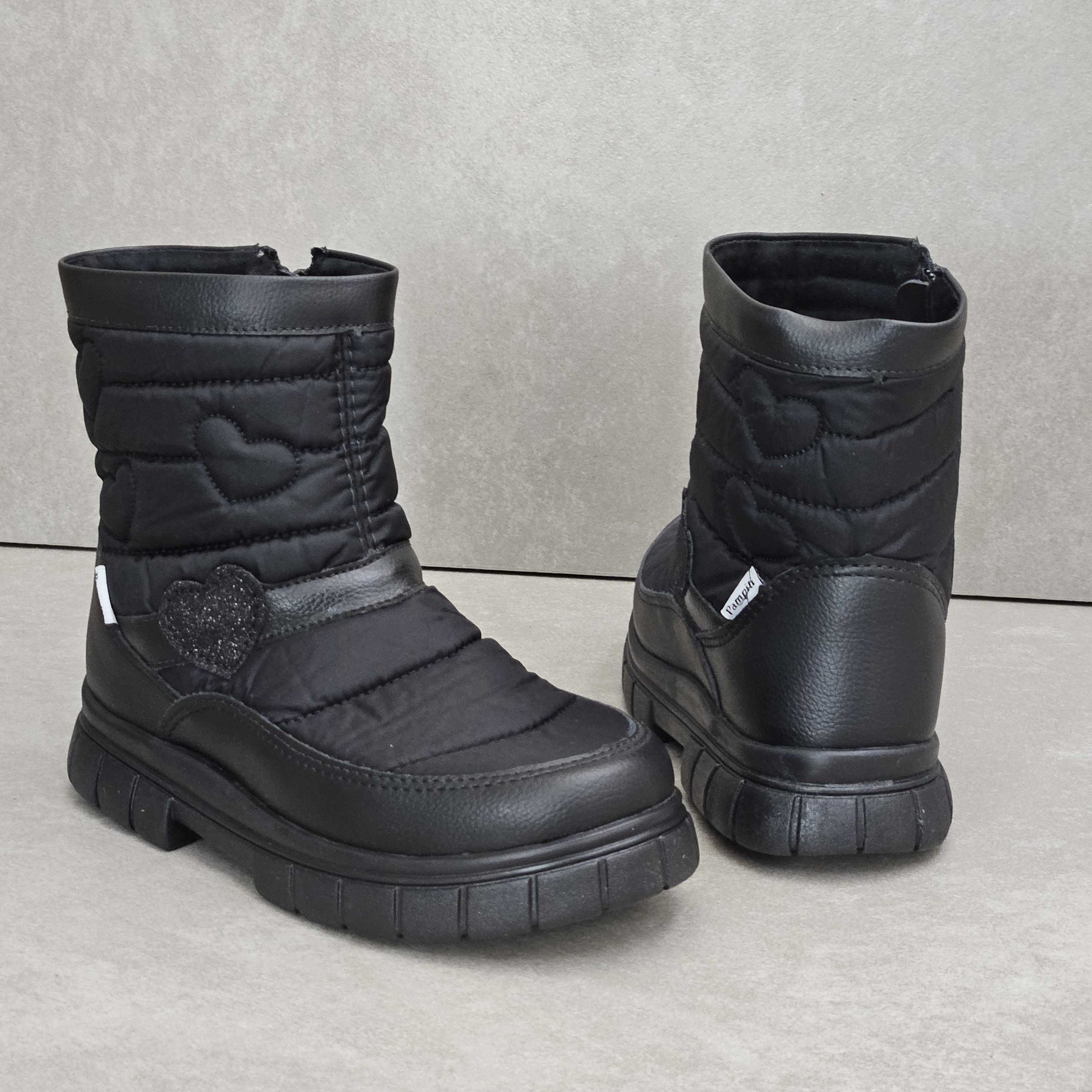 Bota Infantil Pampili Lucky em Nylon Preto 3