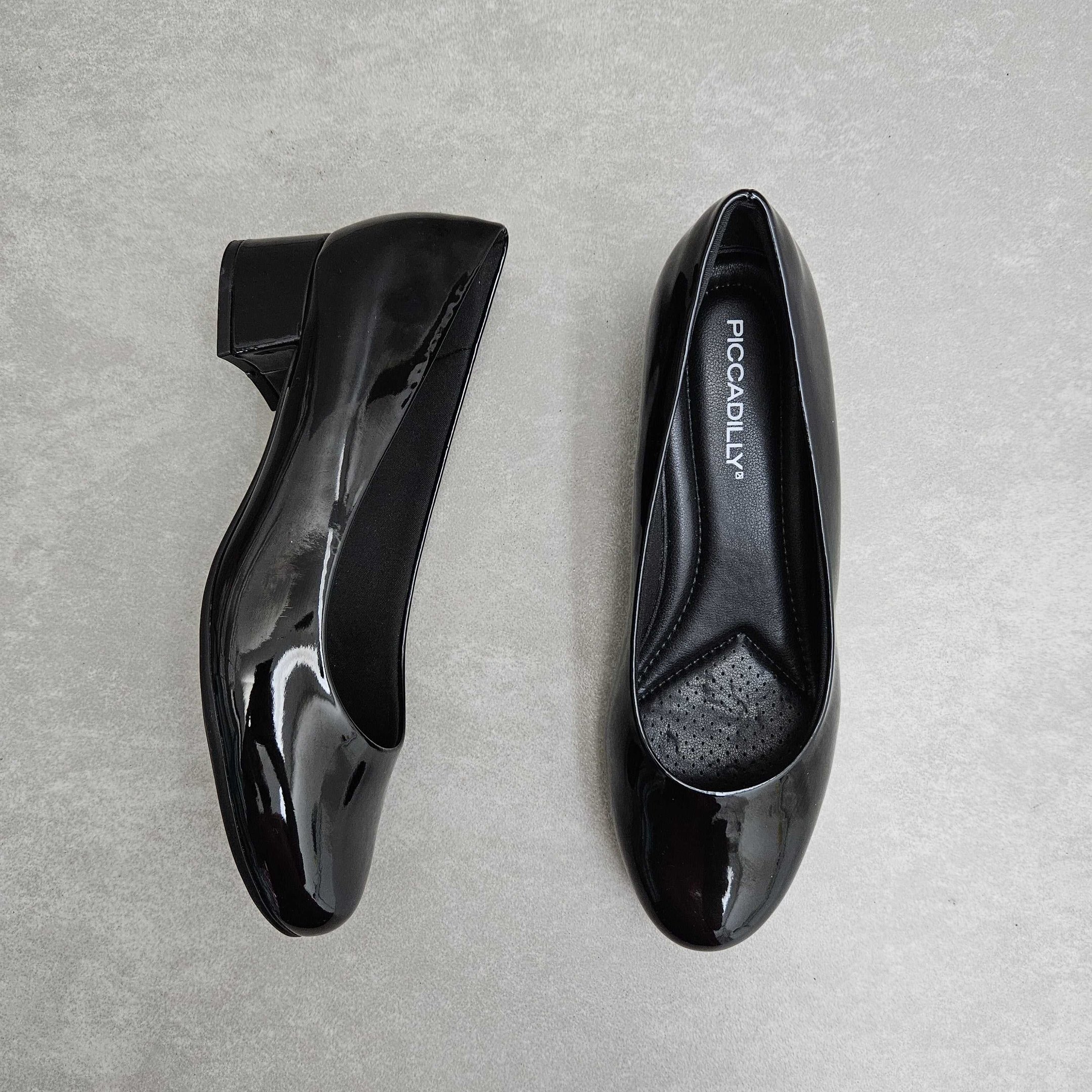 Sapato Feminino Piccadilly Social Salto Baixo Preto 2