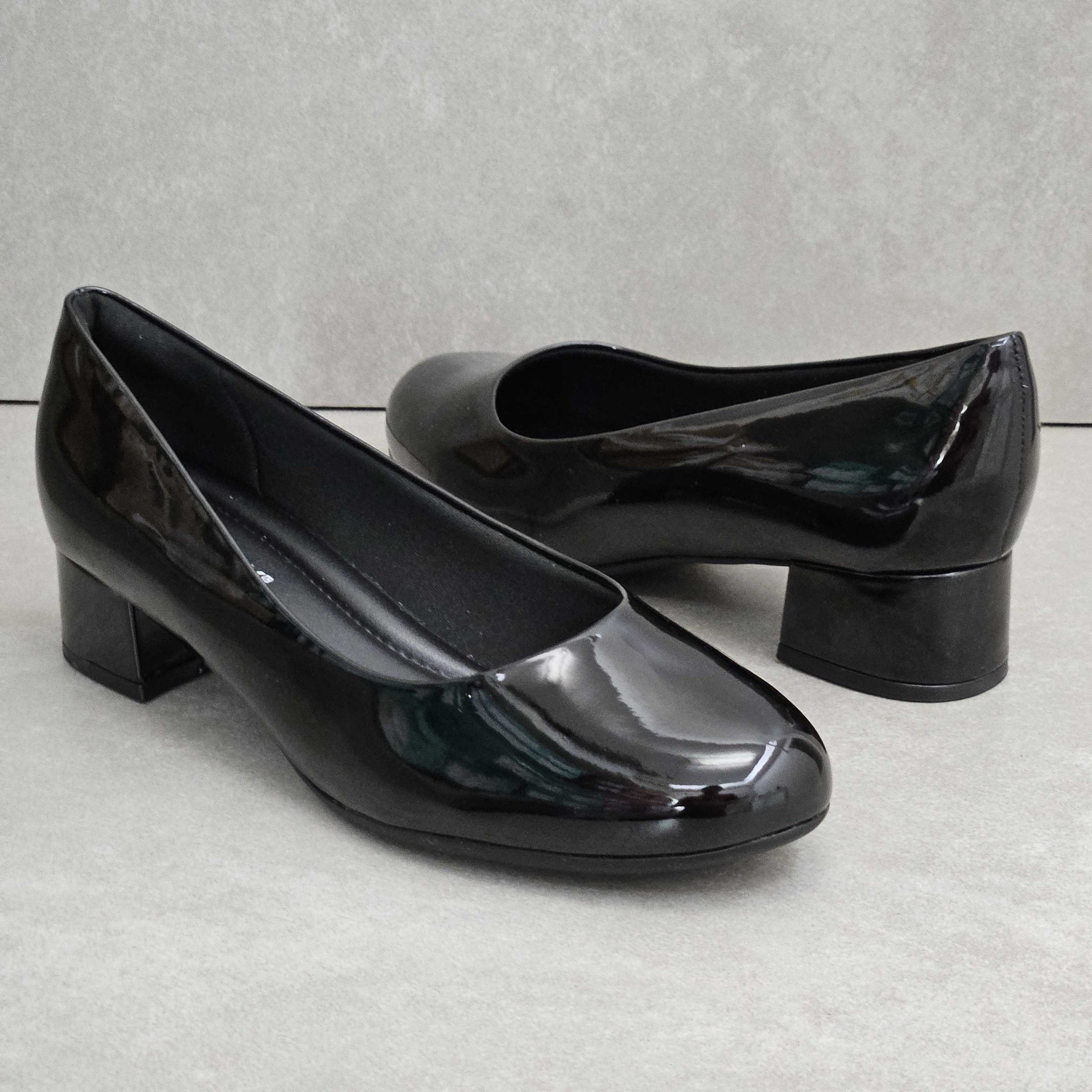 Sapato Feminino Piccadilly Social Salto Baixo Preto 3