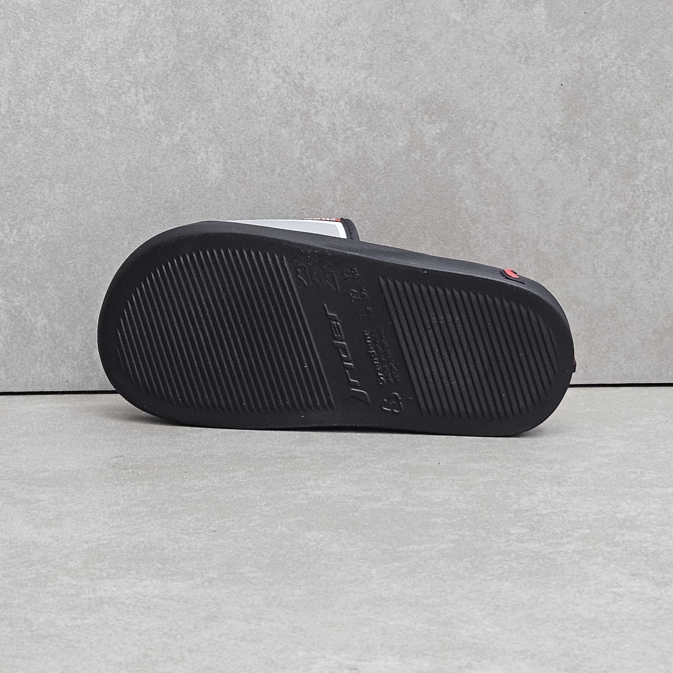 Chinelo Infantil Rider Slide Pump Gáspea Slide Preto/Vermelho 4