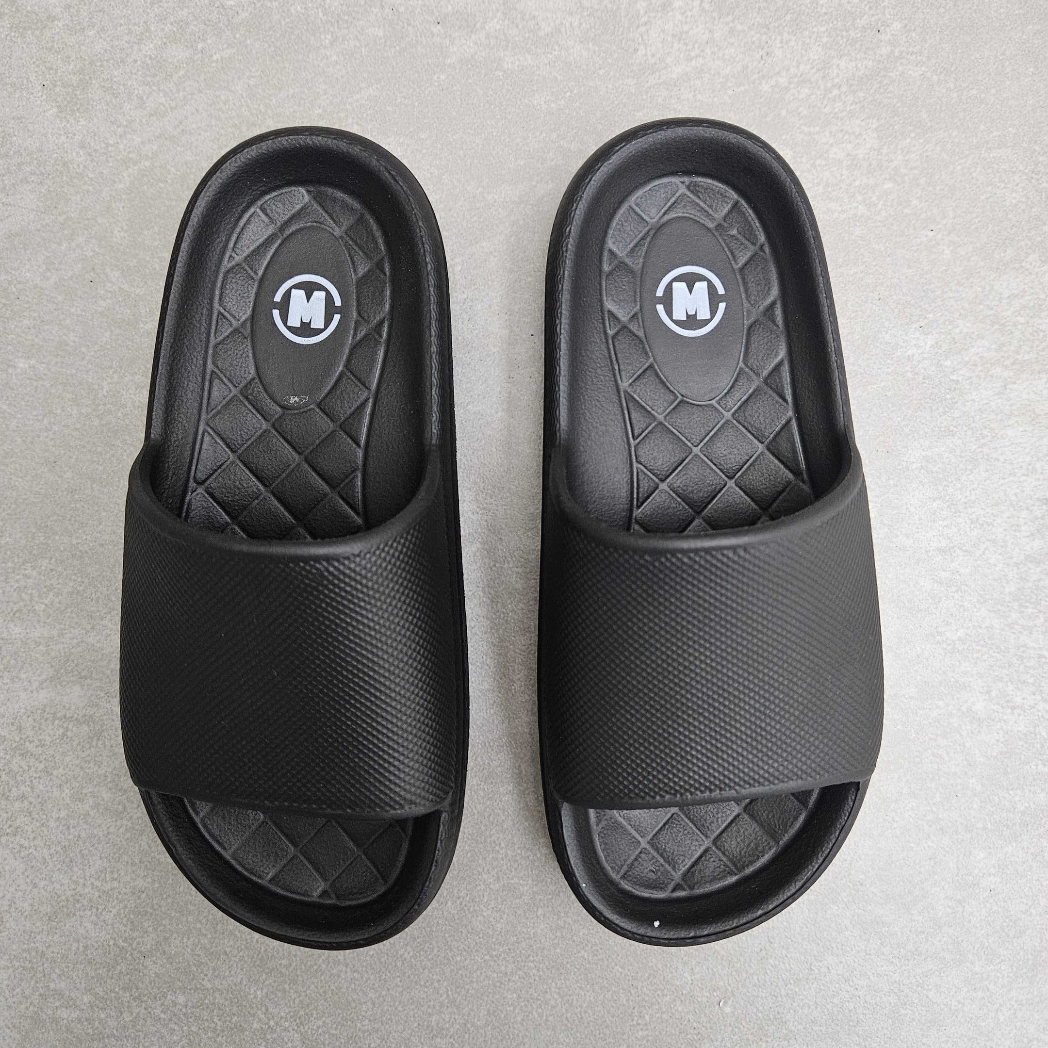 Chinelo Nuvem Infantil Molekinho Slide EVA Gáspea Preto 2