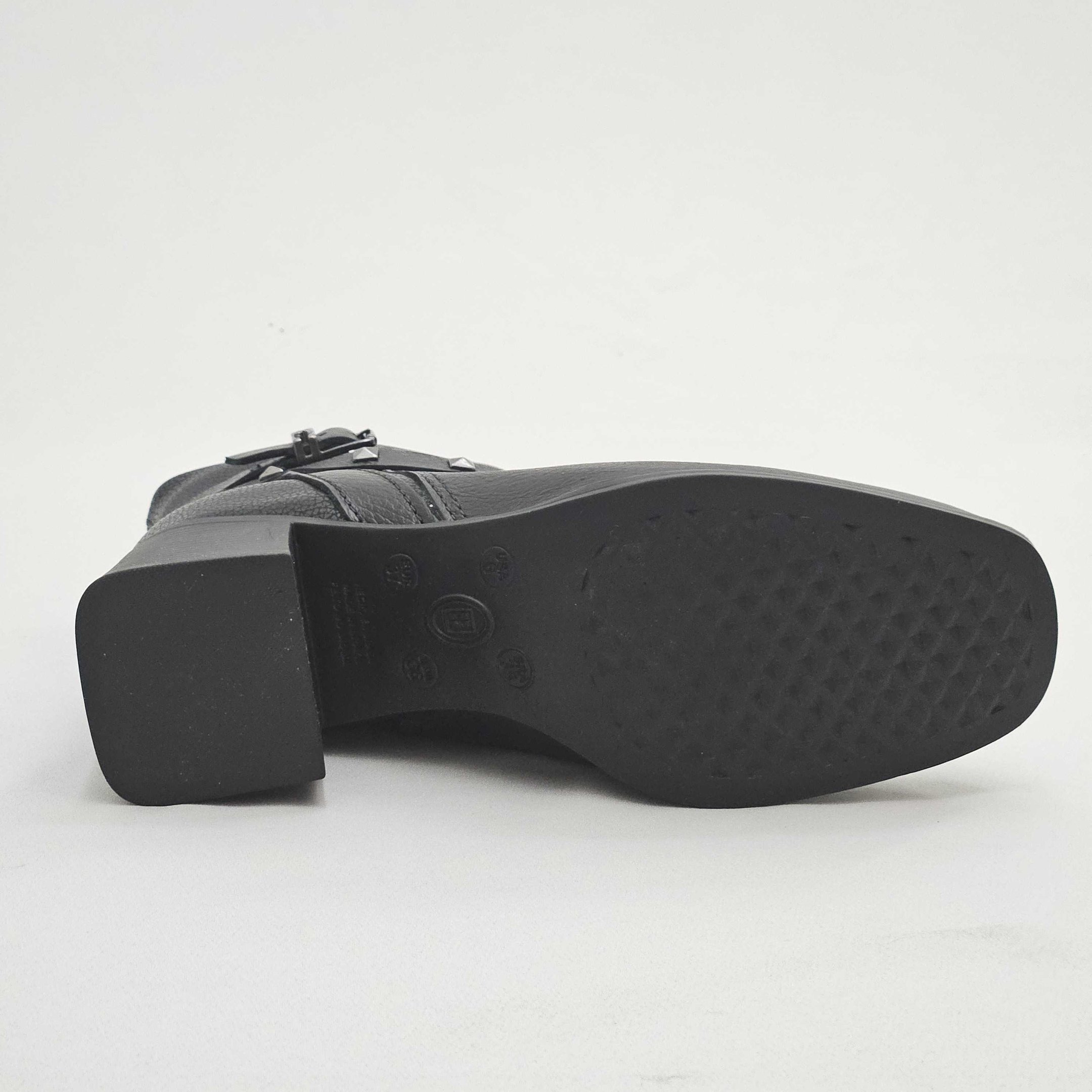 Bota Bottero Em Couro com Salto Bloco Preto 4