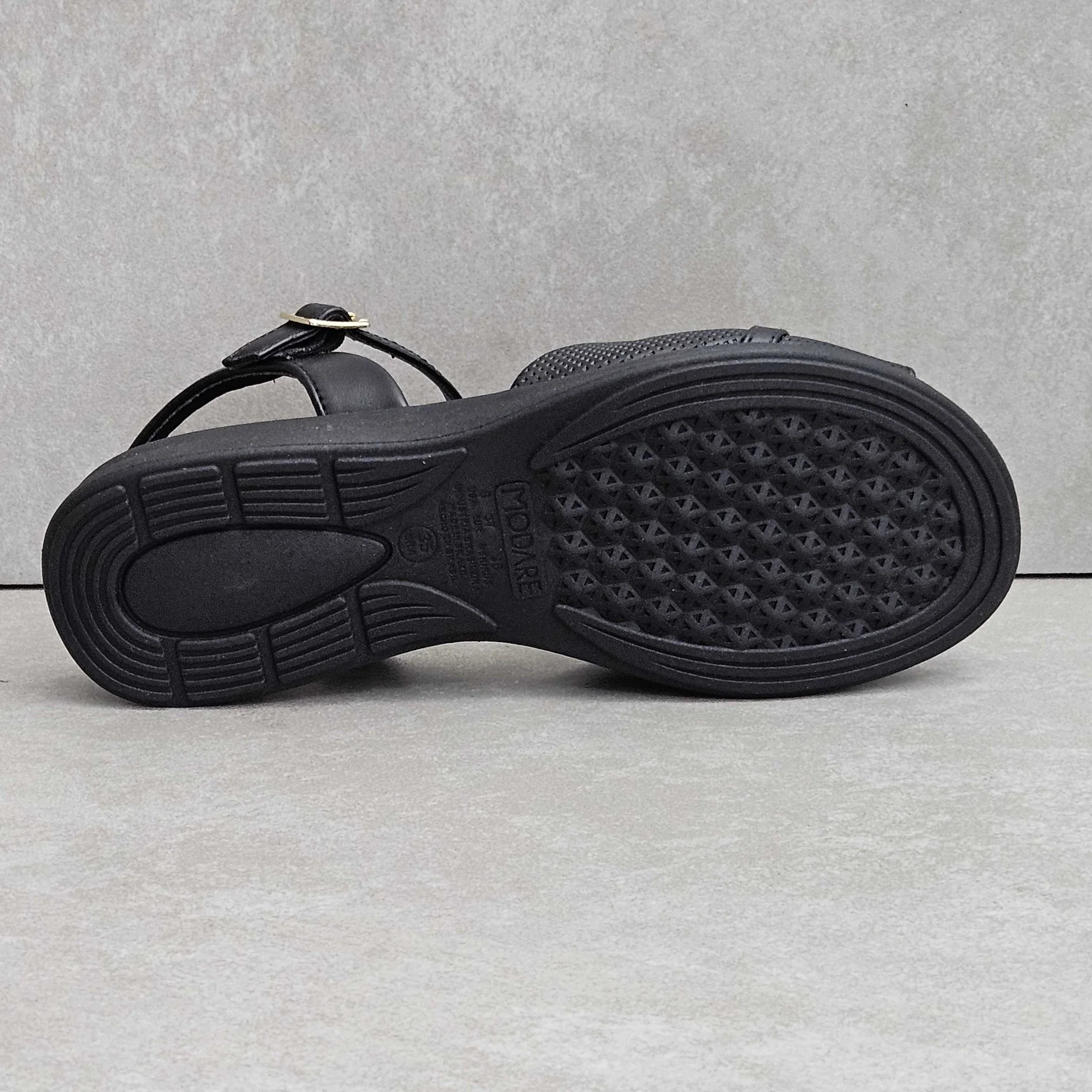 Sandália Feminina Modare Baixa com Fivela Preto 4