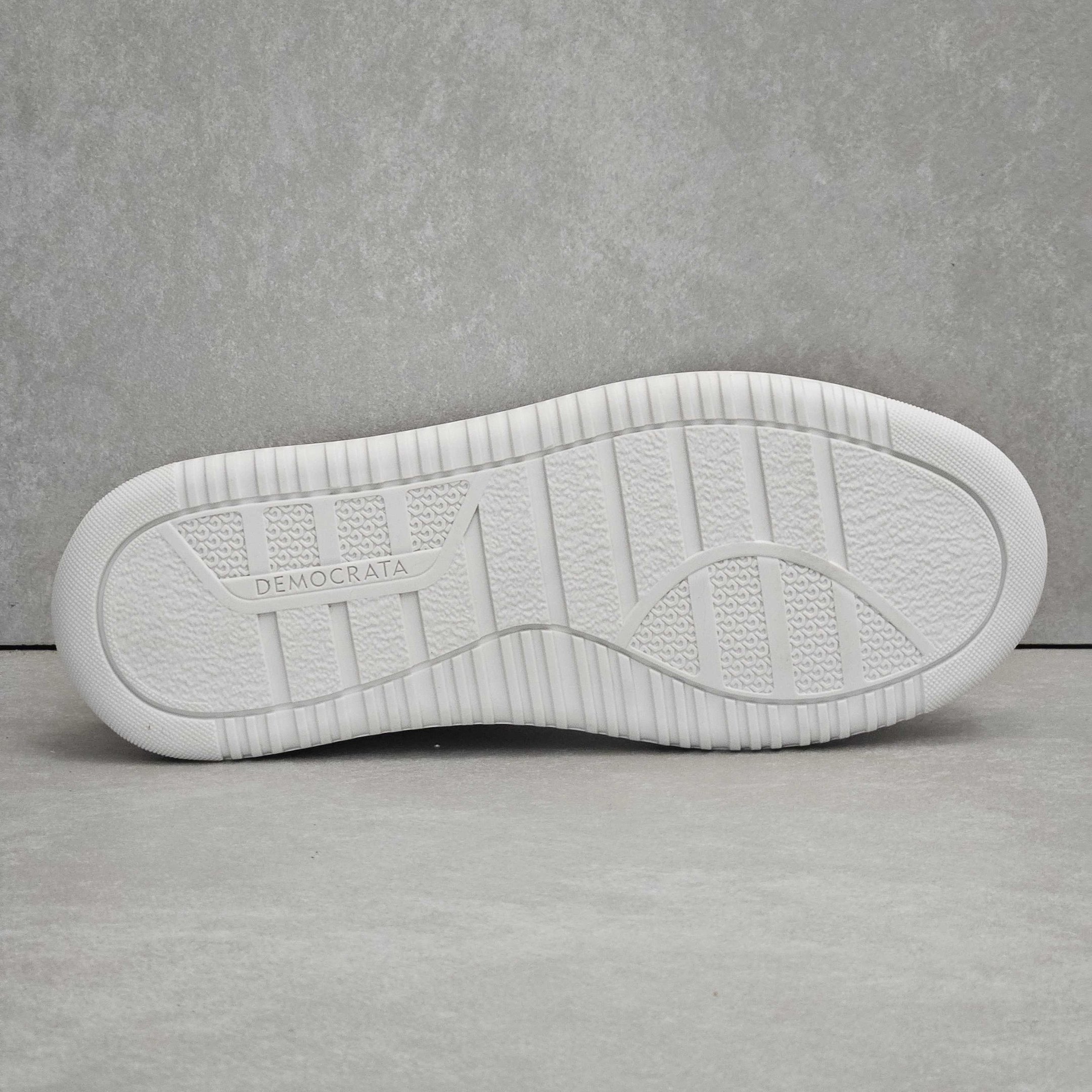 Tênis Masculino Democrata Denin Block em Couro Preto 4