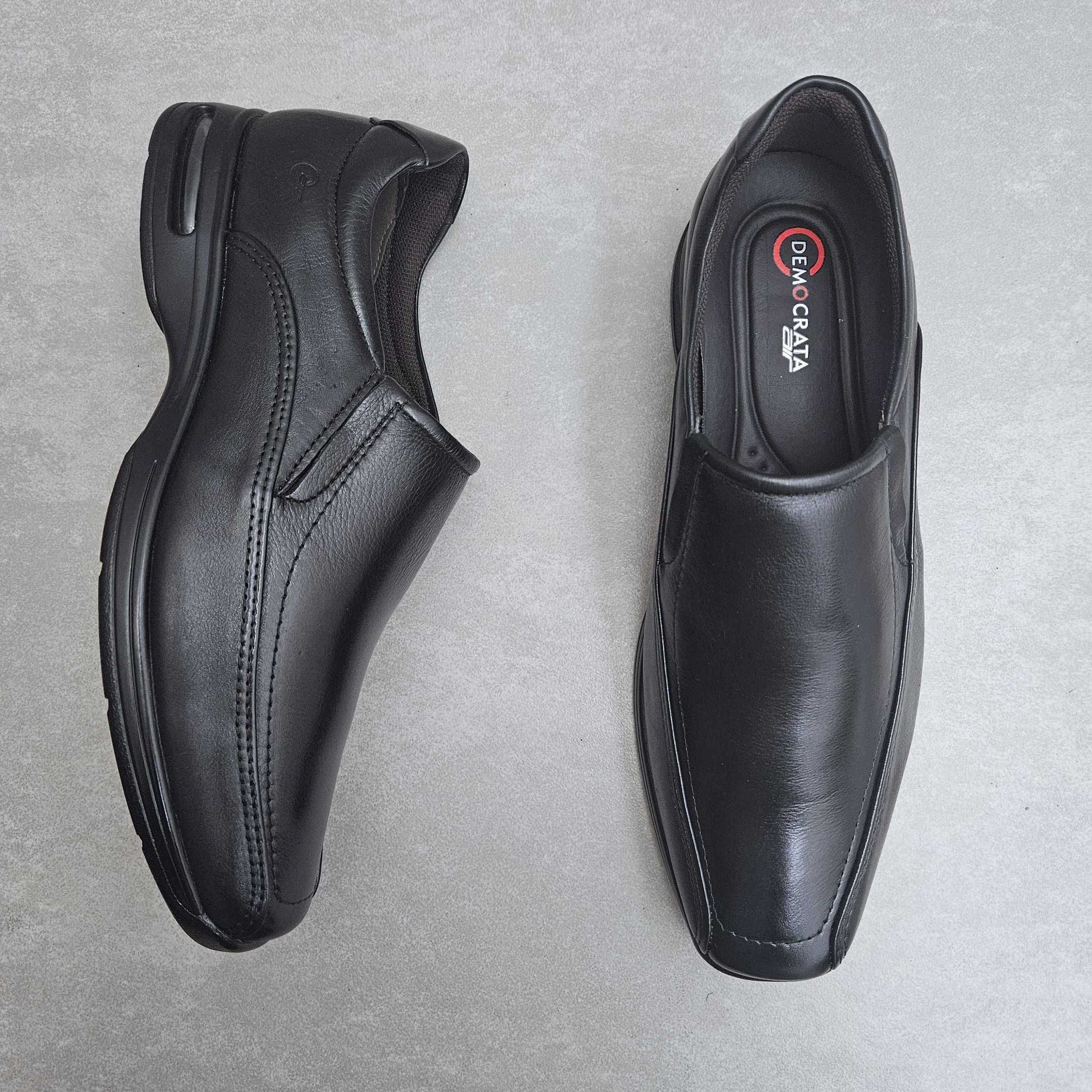 Sapato Masculino Social Democrata Air Stretch Preto 2