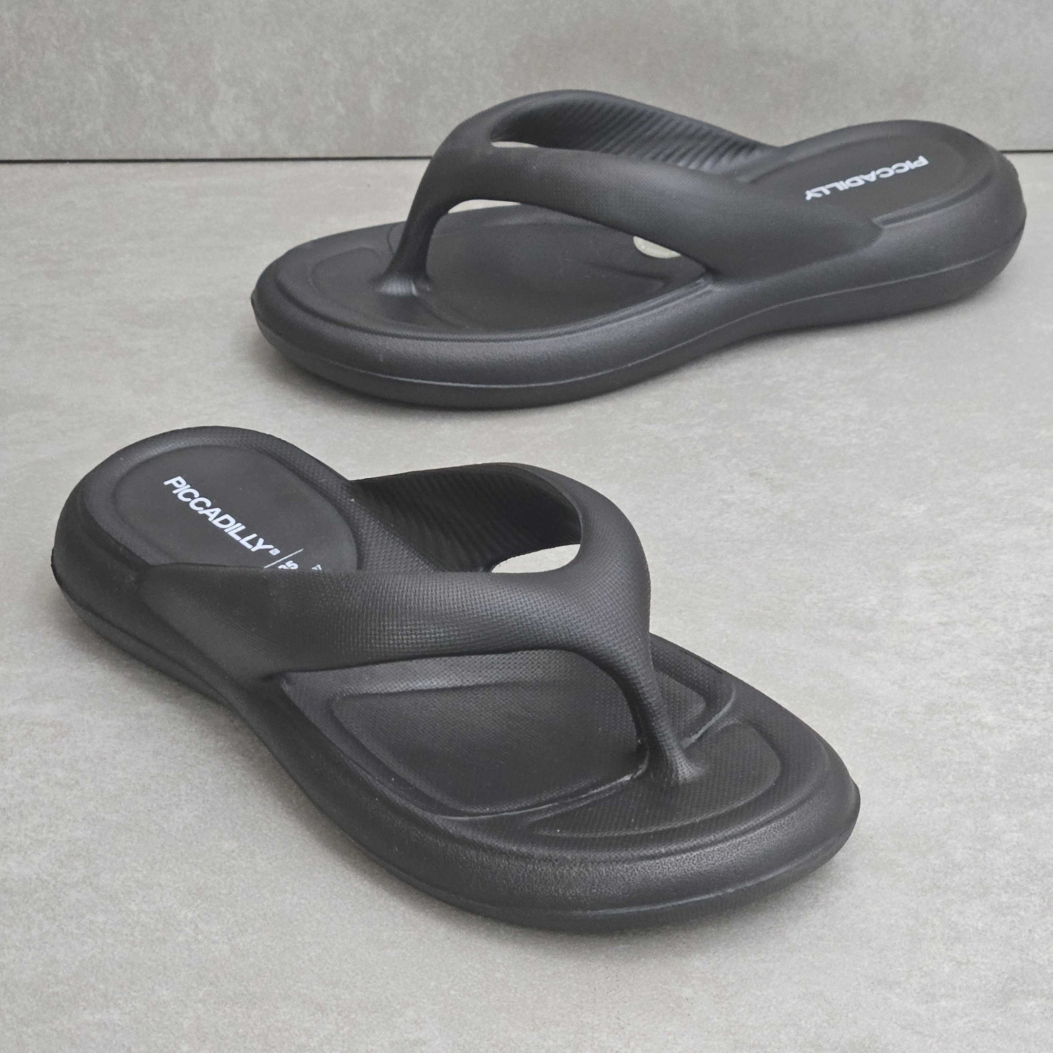 Tamanco Nuvem Piccadilly De Dedo Marshmallow Preto 3