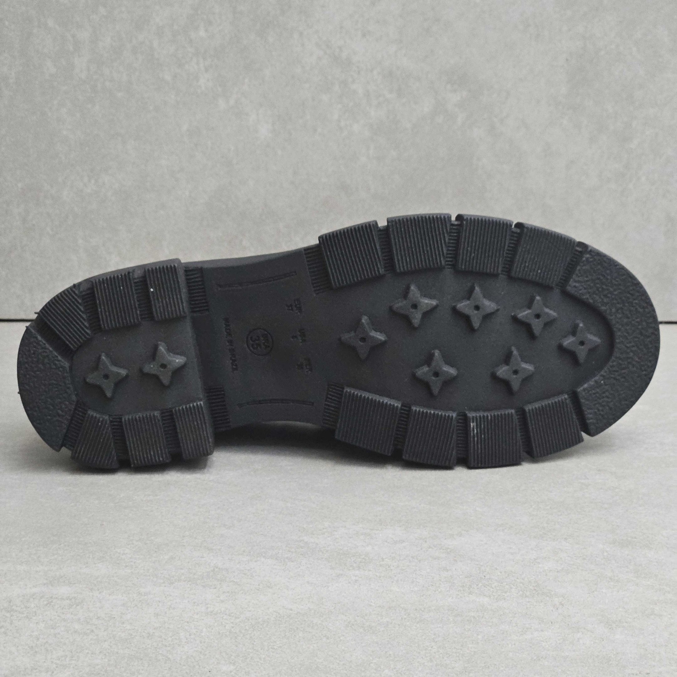 Sapato Feminino Loafer Em Couro Bridão Preto 4