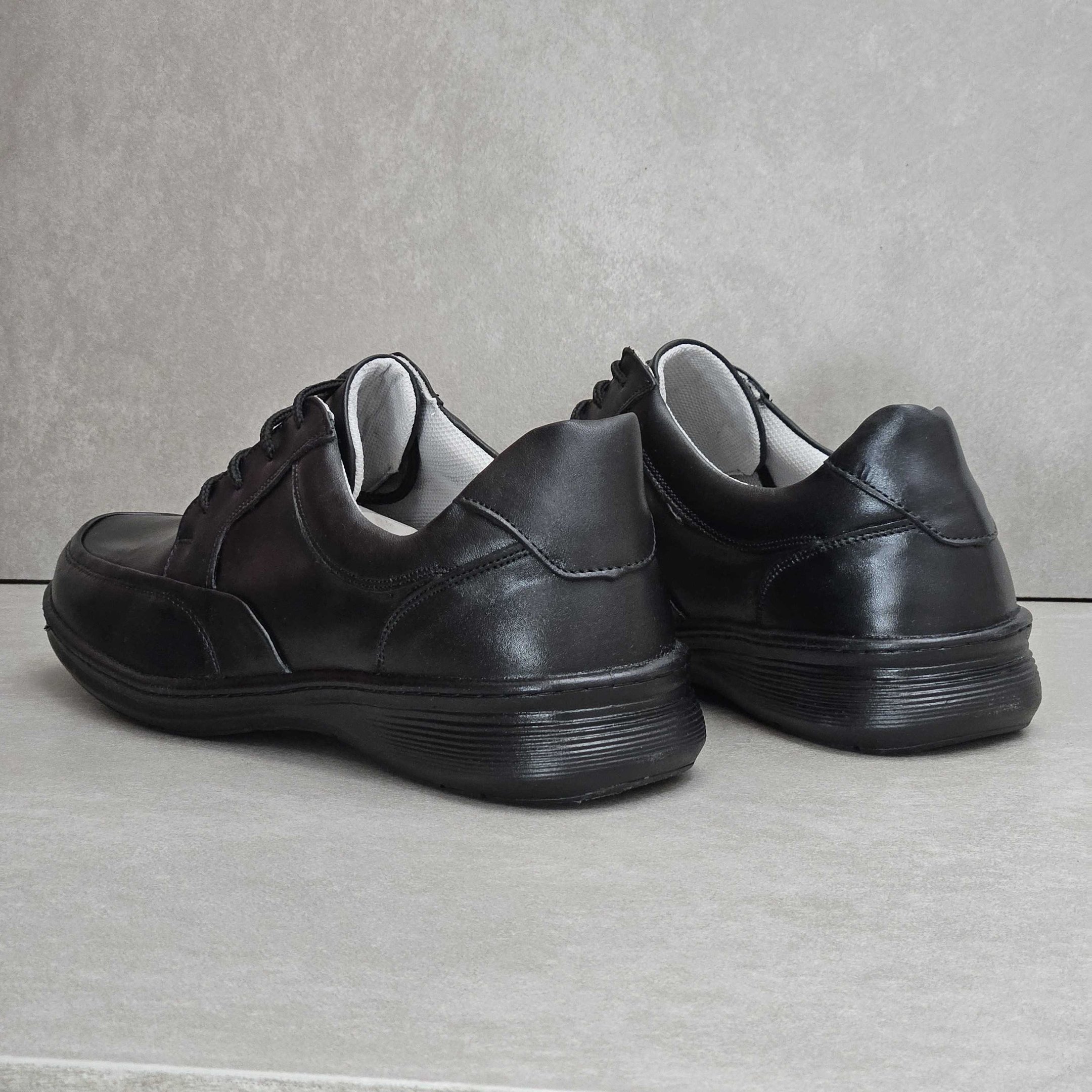 Sapato Social Masculino Herlim Sport Com Cadarço Preto 3