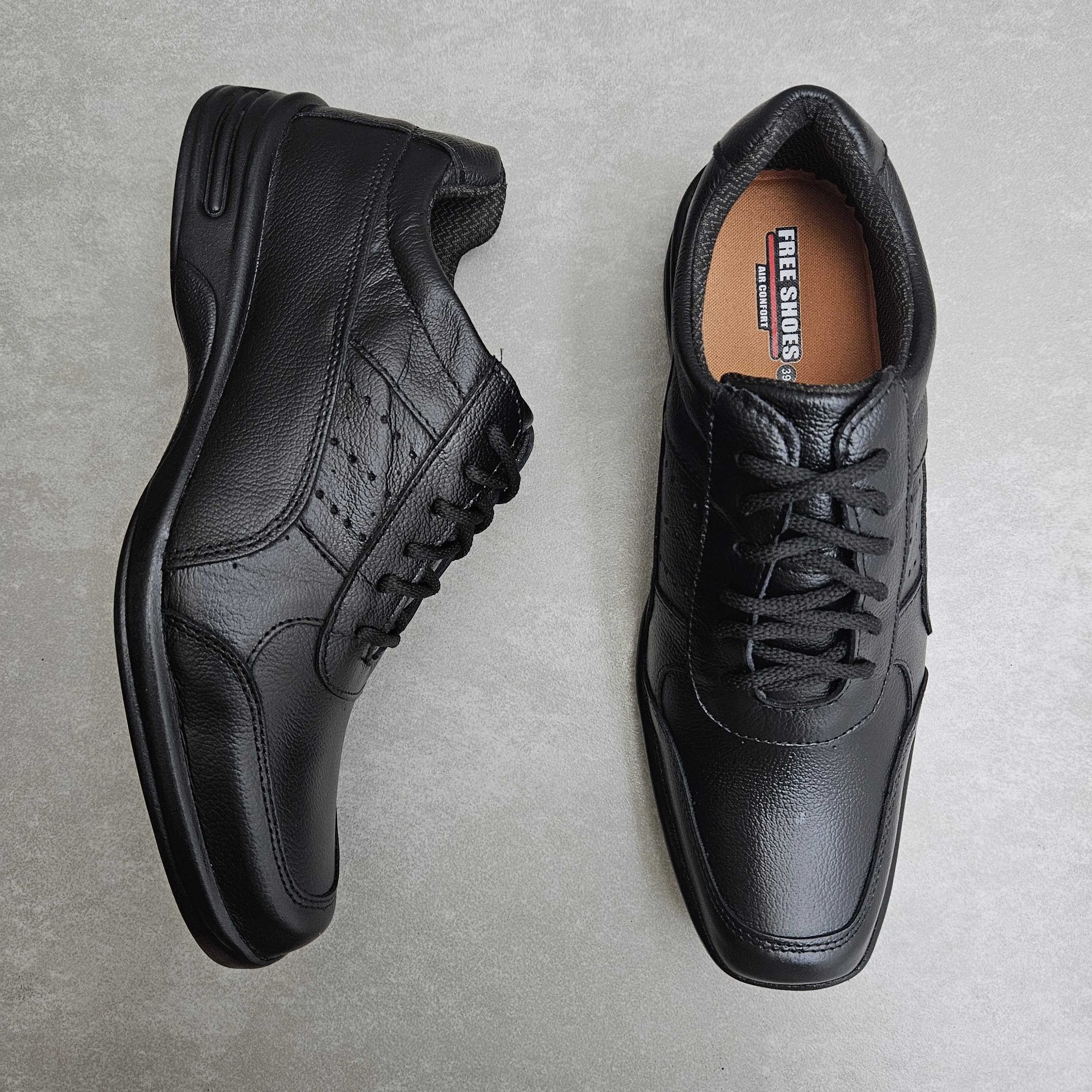 Sapato Social Masculino Free Shoes Com Cadarço Preto 2