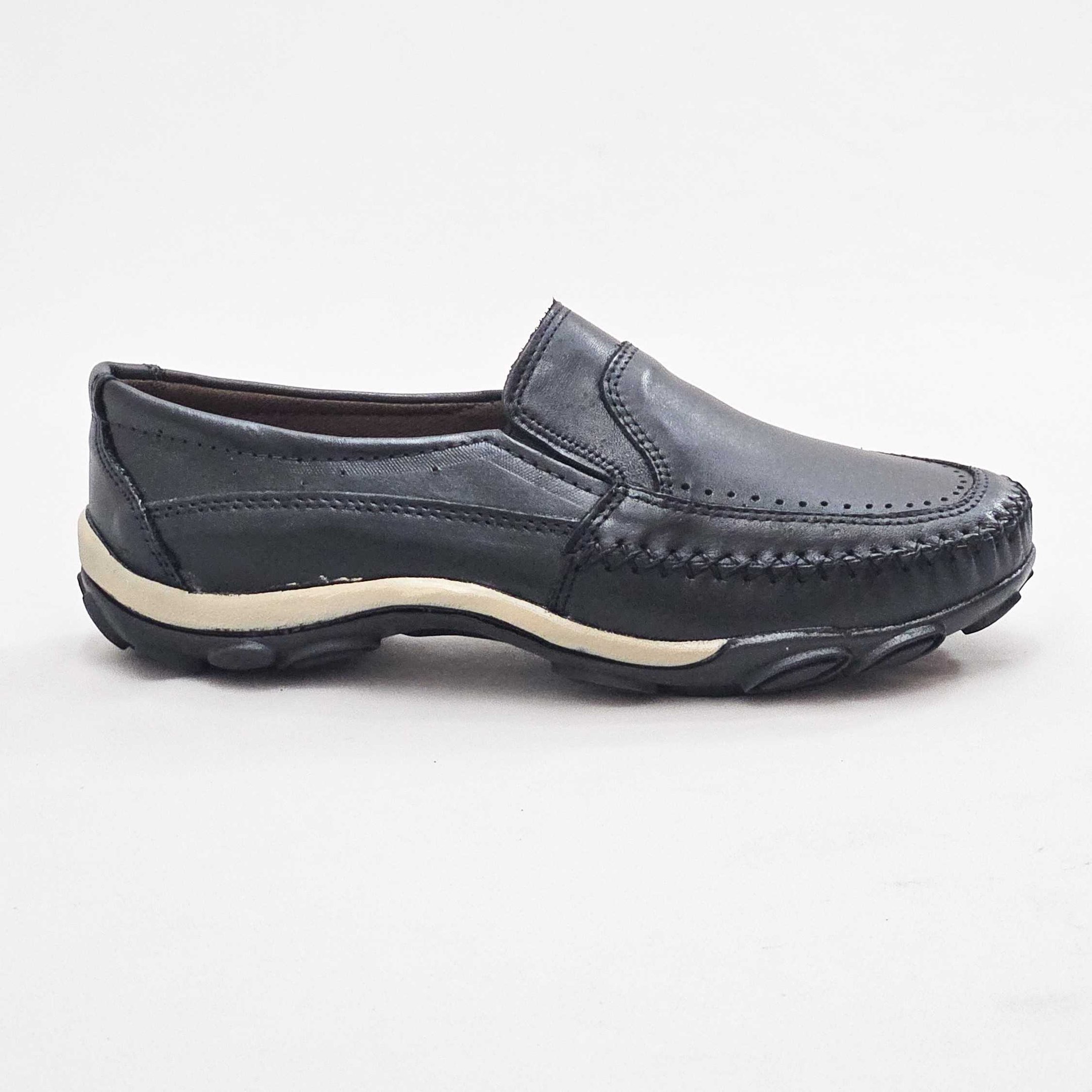 Mocassim Masculino Onda Surf Em Couro