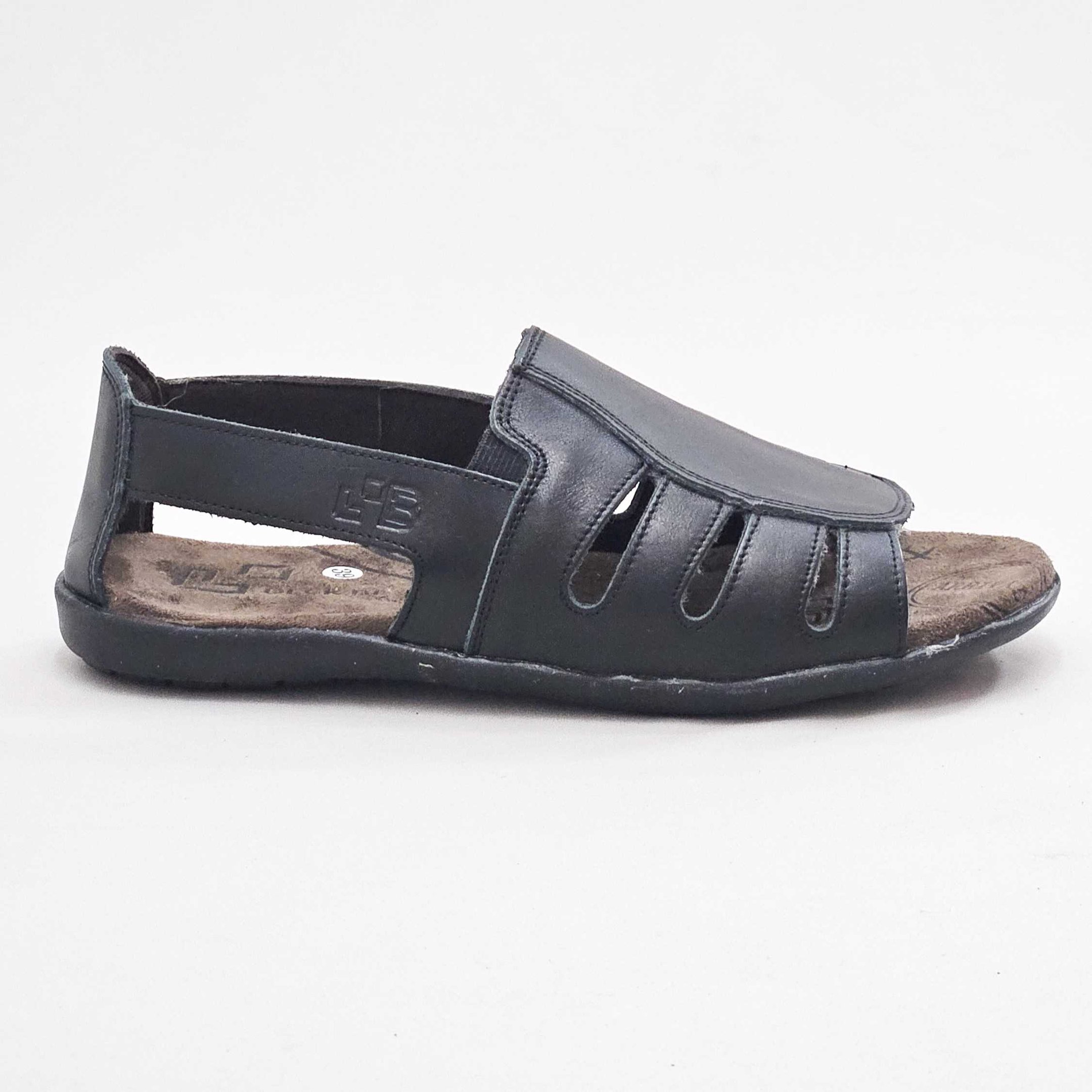 Sandália Masculina Fechada Deck Be Couro