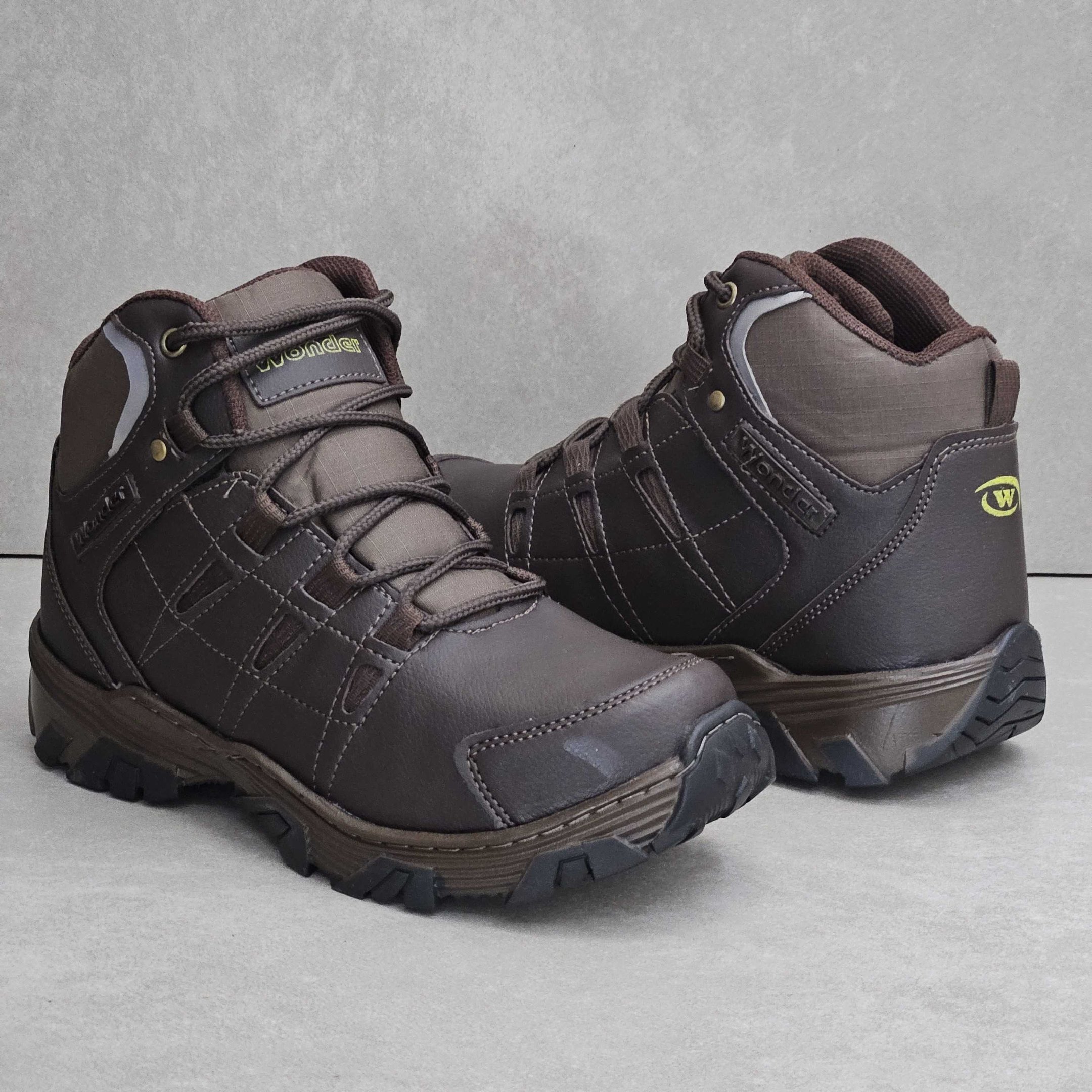 Tênis Masculino Wonder Adventure Cano Alto Café 3