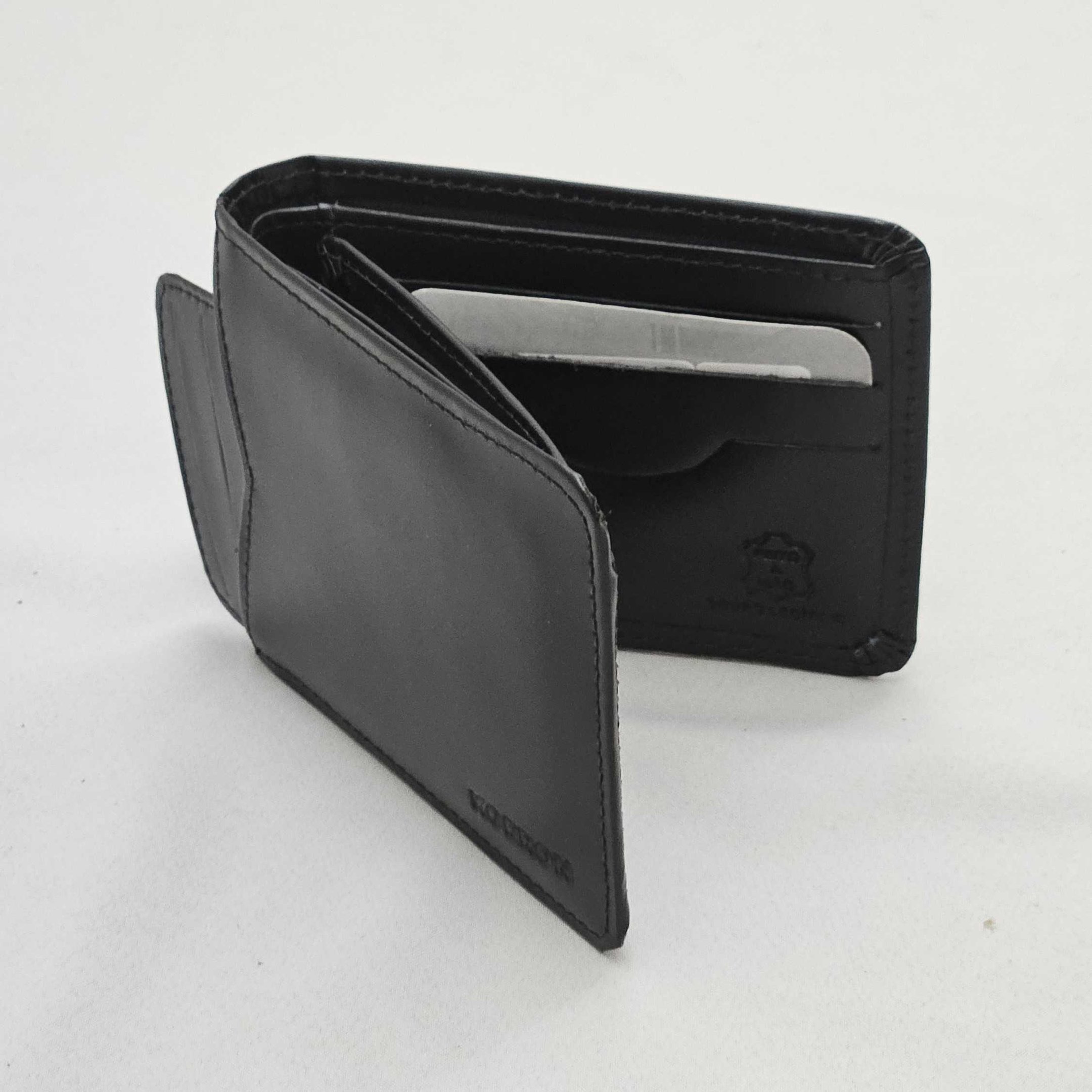 Carteira Masculina Kgeron Em Couro Preto- 953 Preto 2