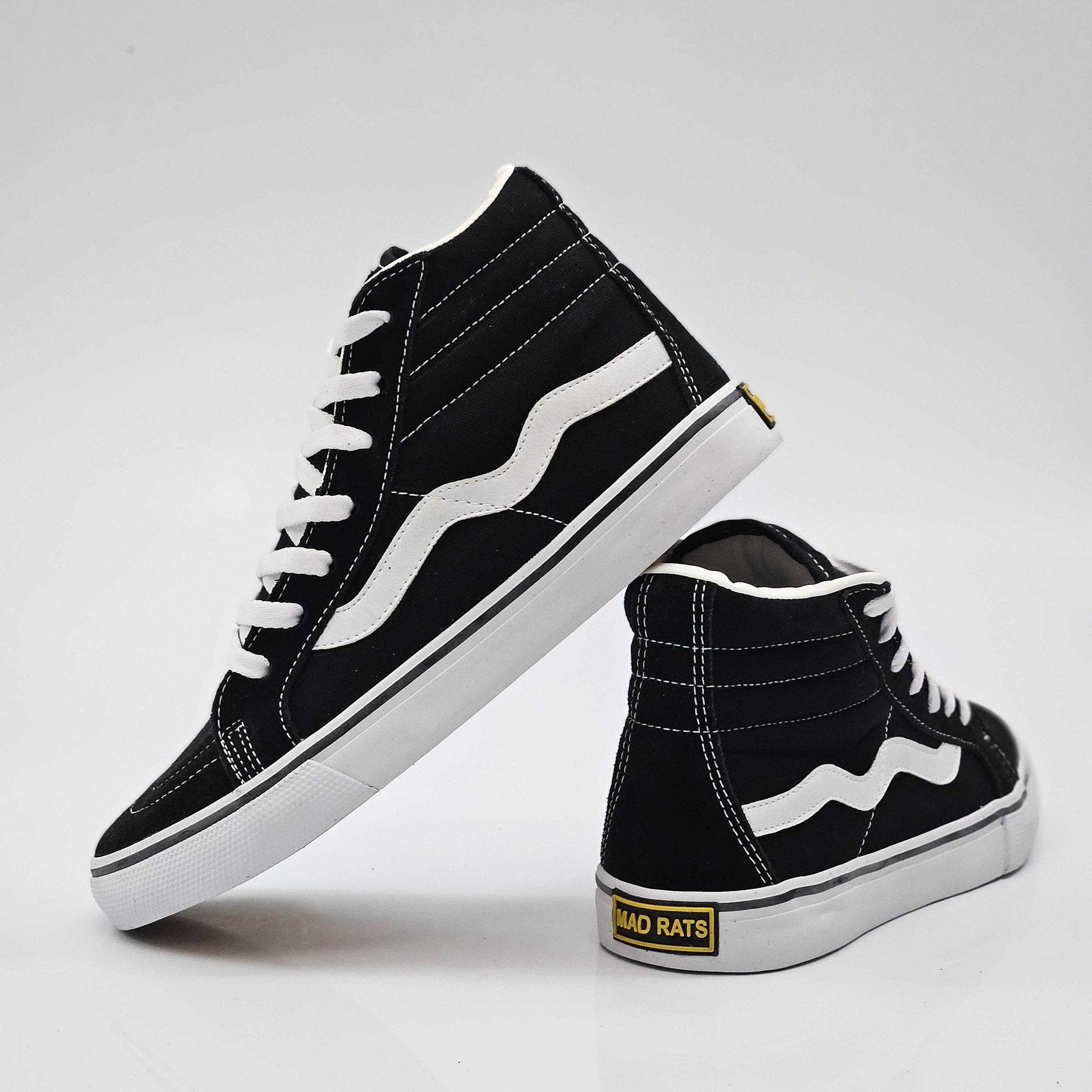 Tênis Mad Rats Hi Top Casual Preto 3