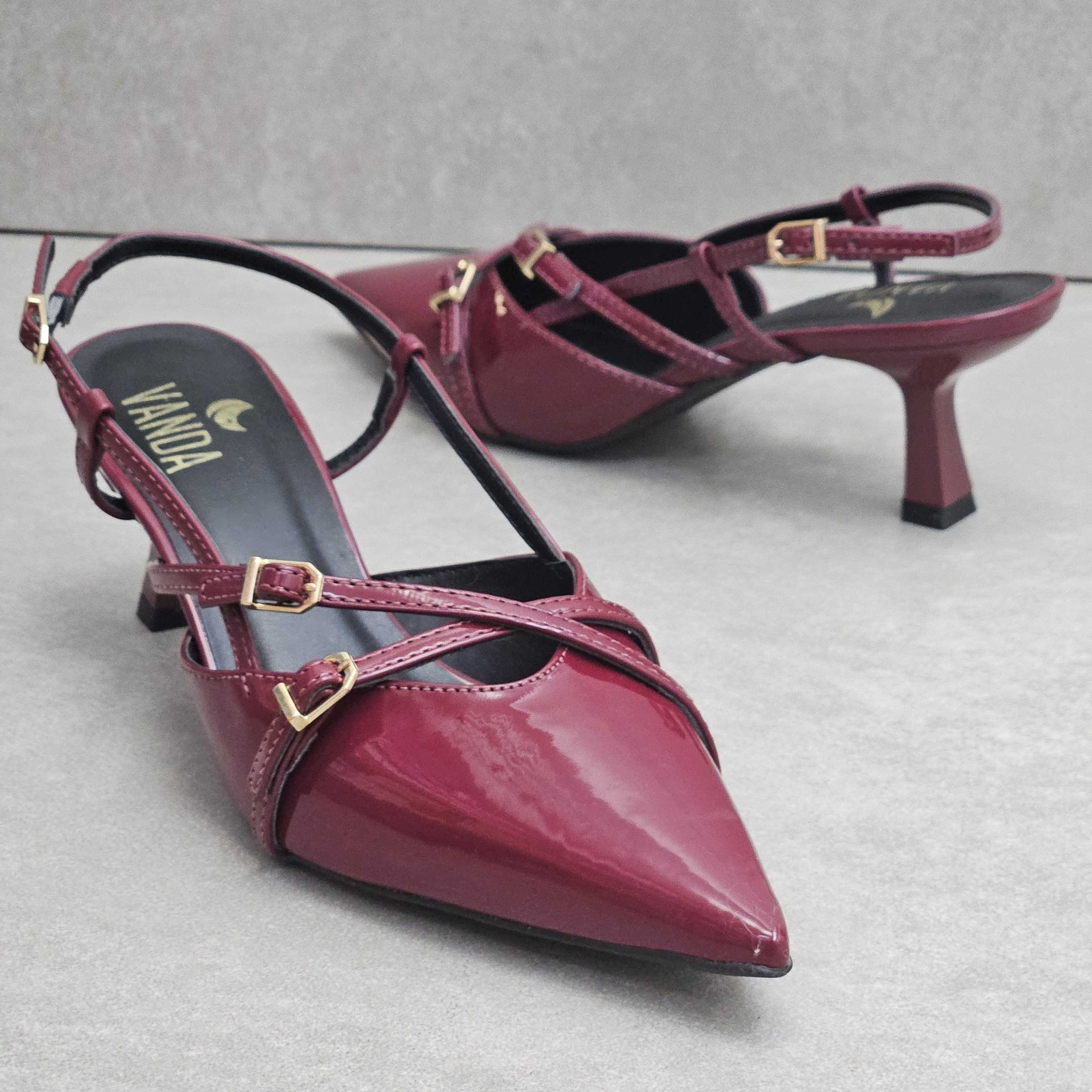 Sapato Feminino Di Valentini Slingback Bromelia 3