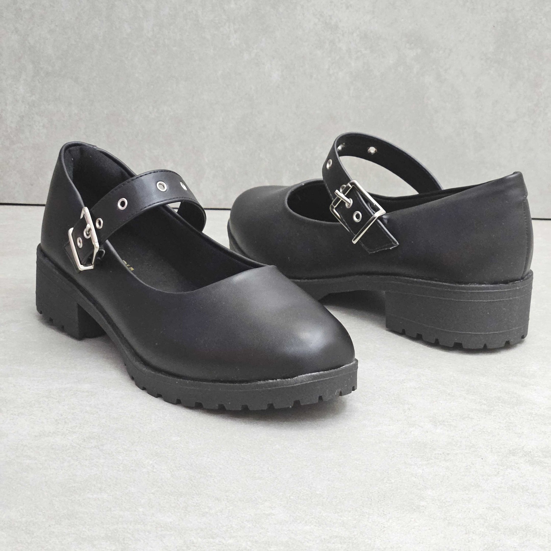 Sapato Boneca Sua Cia Salto Bloco Preto 3