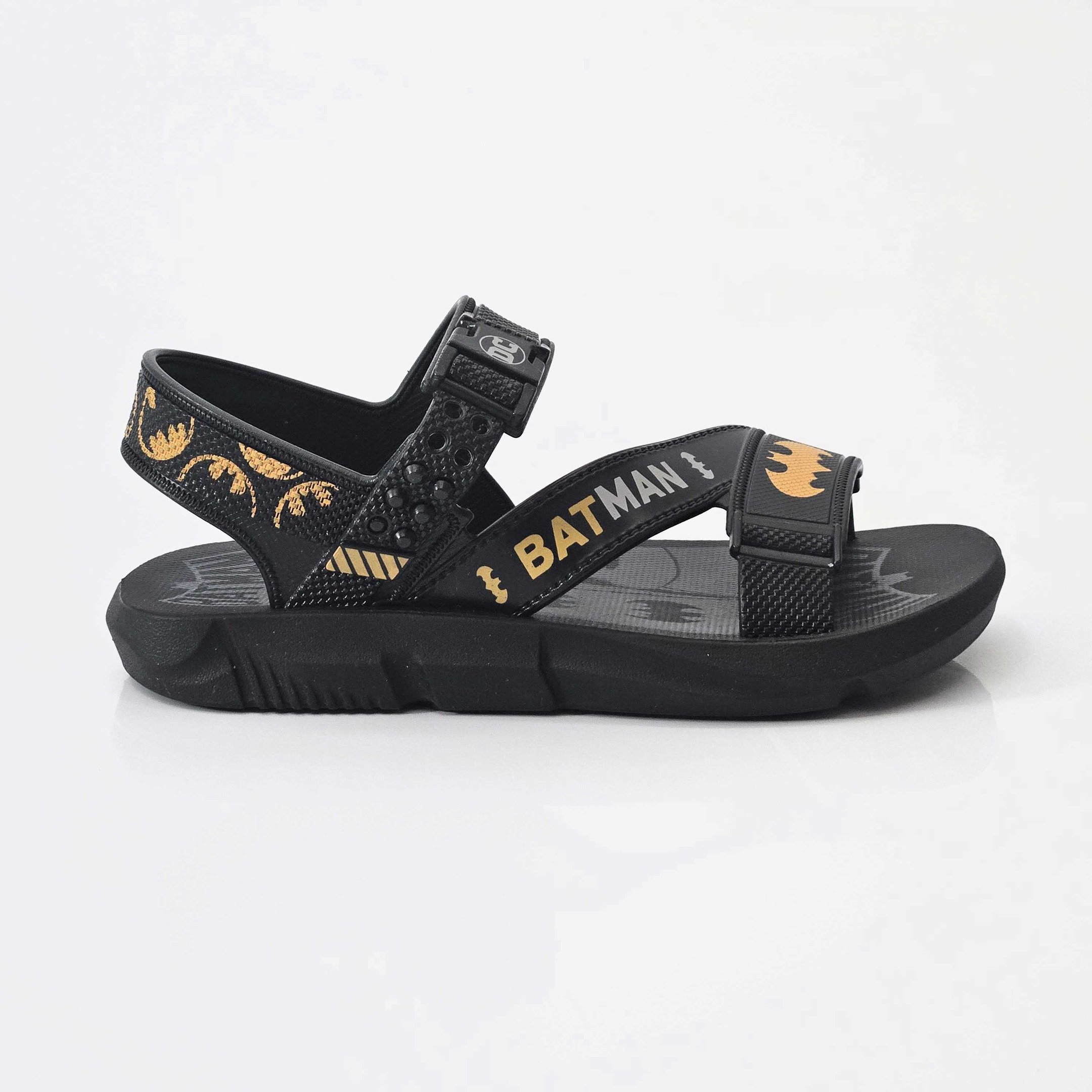 Sandália Papete Infantil Grendene Batman Lançador -Preto