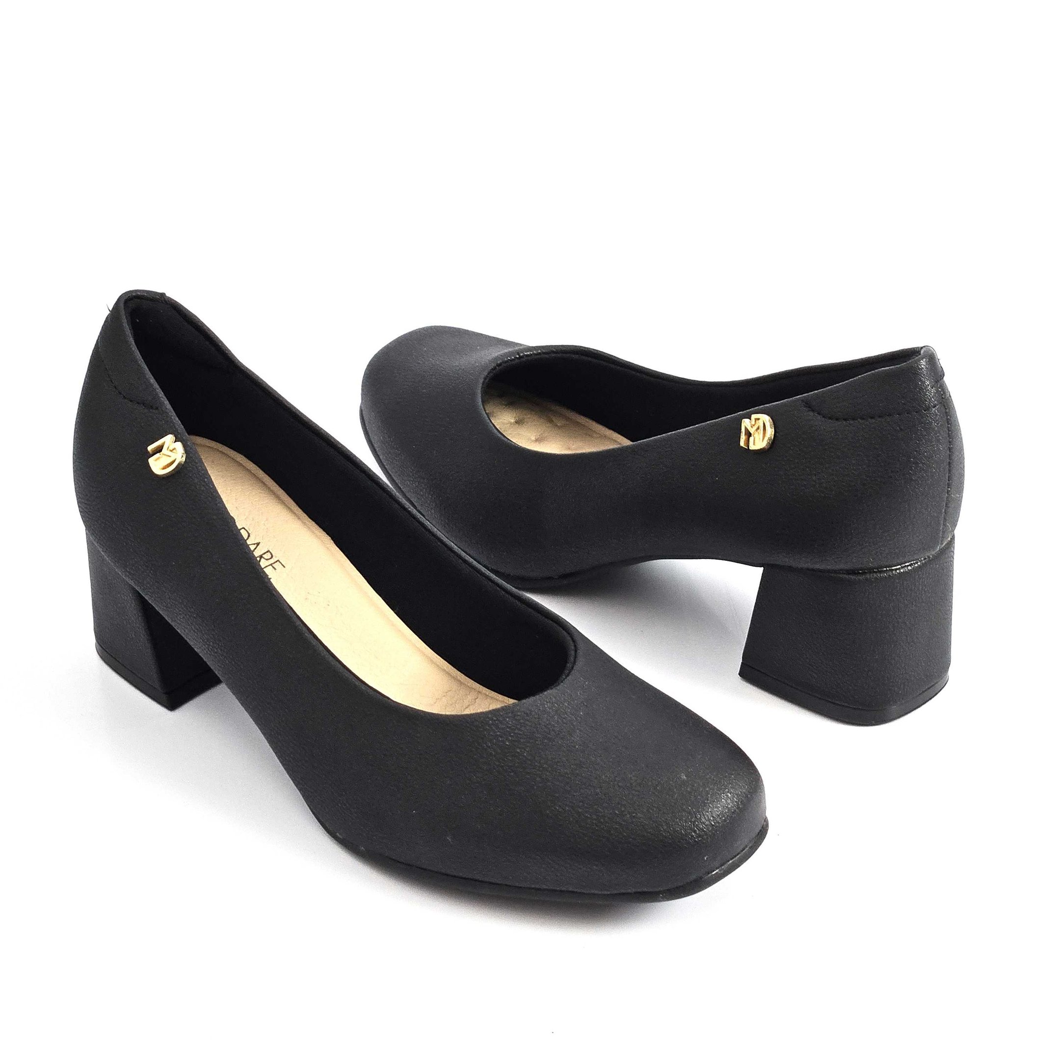 Sapato Feminino Modare Napa Salto Médio Preto 3