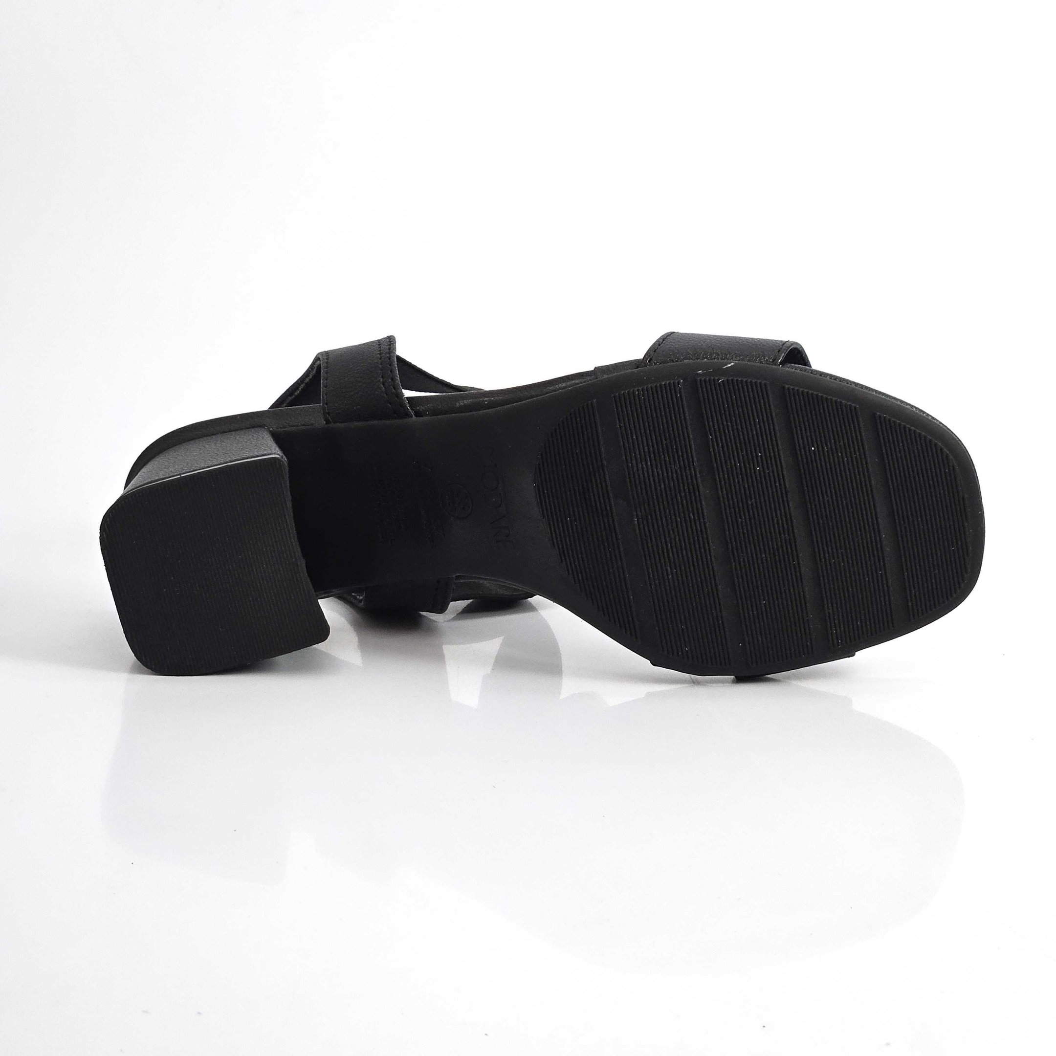 Sandália Modare Salto Médio Pedraria Preto 4