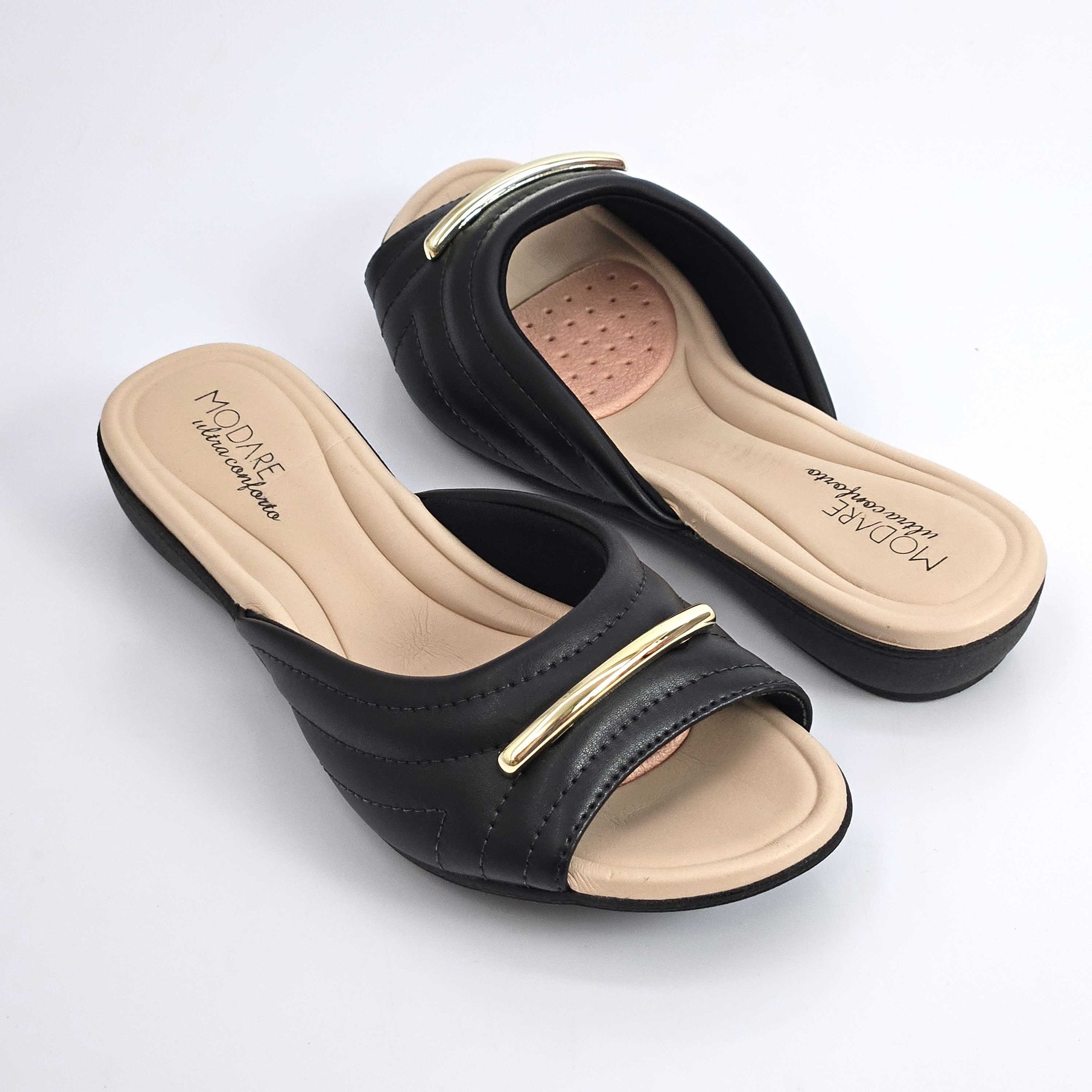 Tamanco Modare Slide Comfy Preto 3