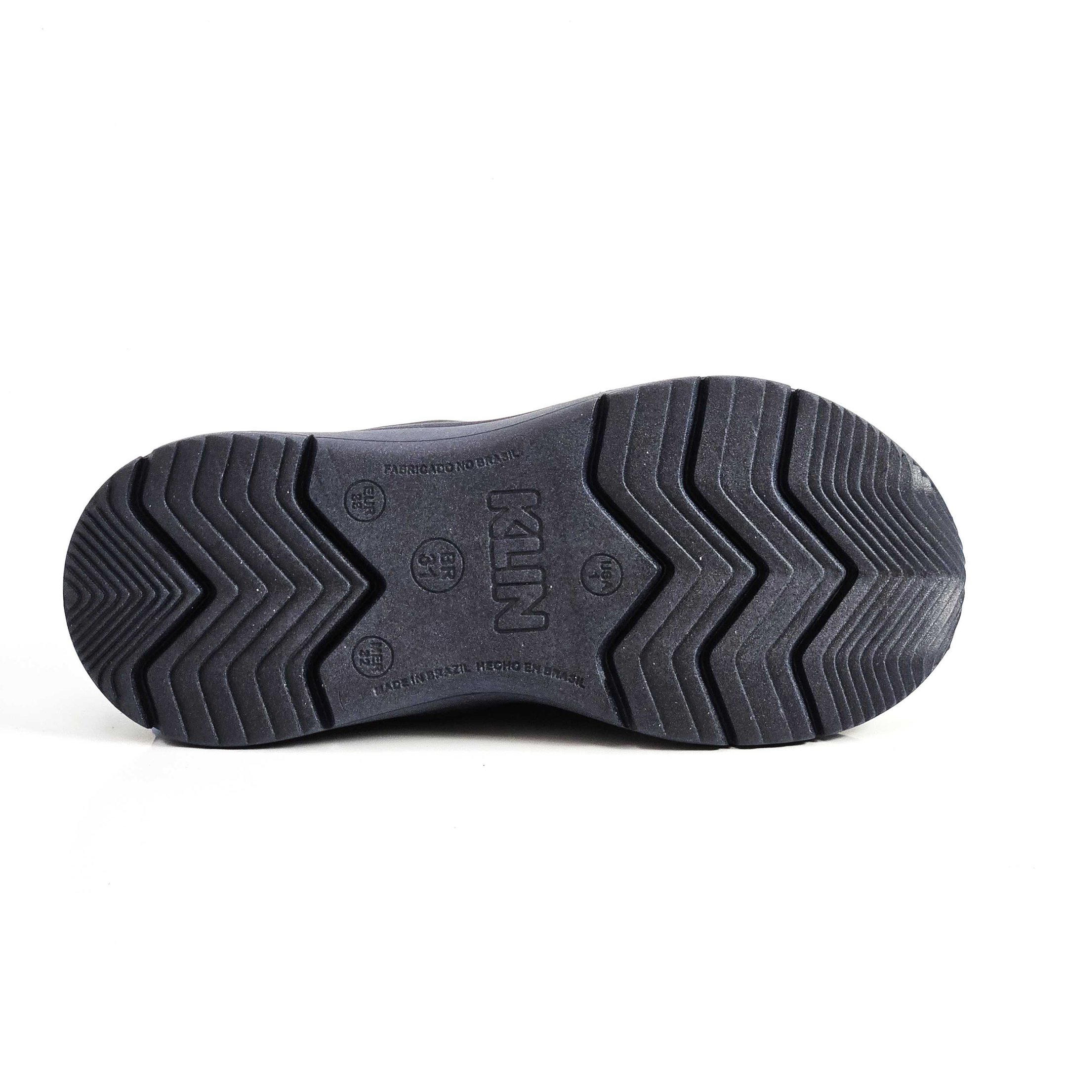 Tênis Infantil Klin New Sport Kids Elástico Azul Marinho 4