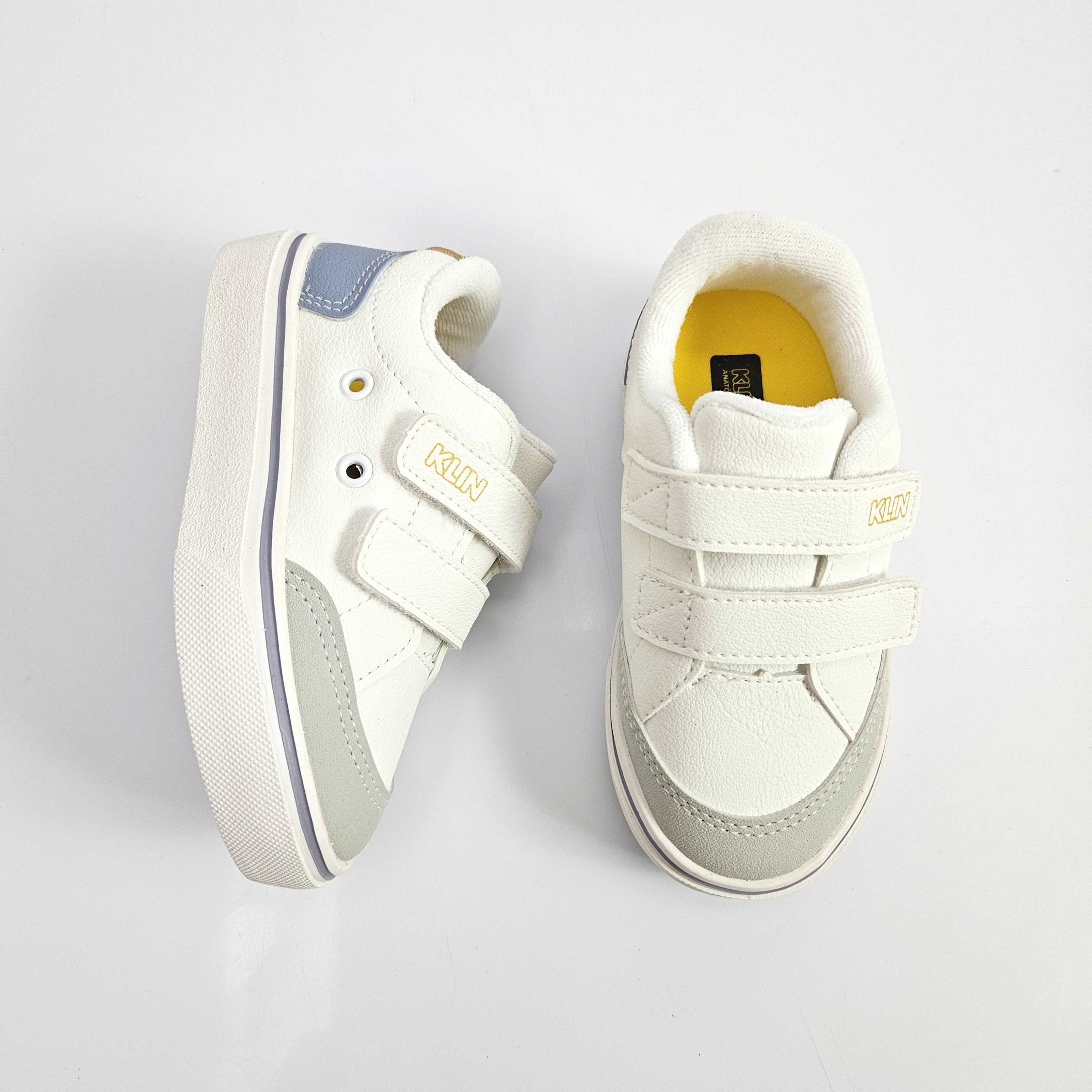 Tênis Infantil Menino Klin Casual Com Tira Aderente Branco 3