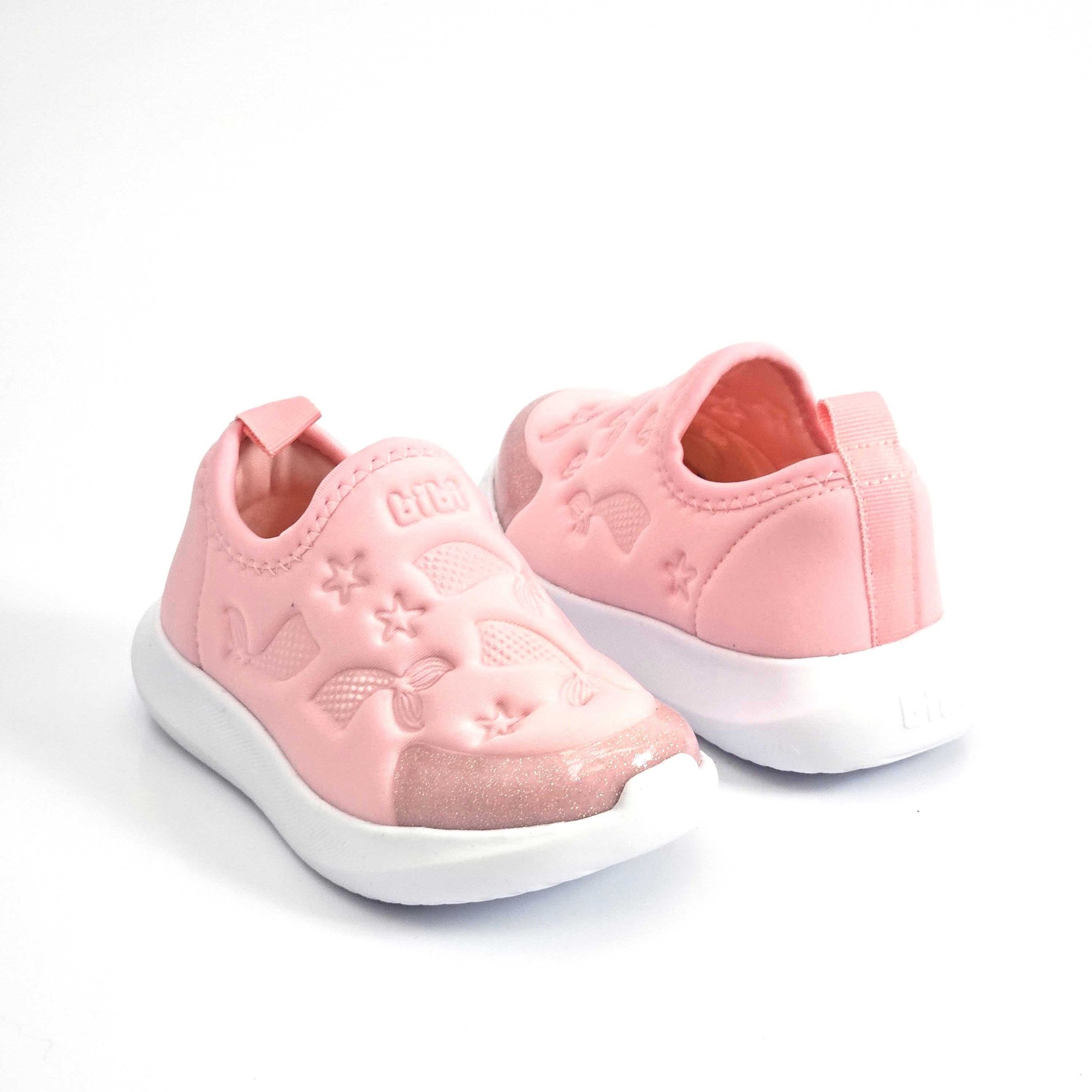 Tênis Infantil Bibi Flash Slip On - Rosa Rosa 2