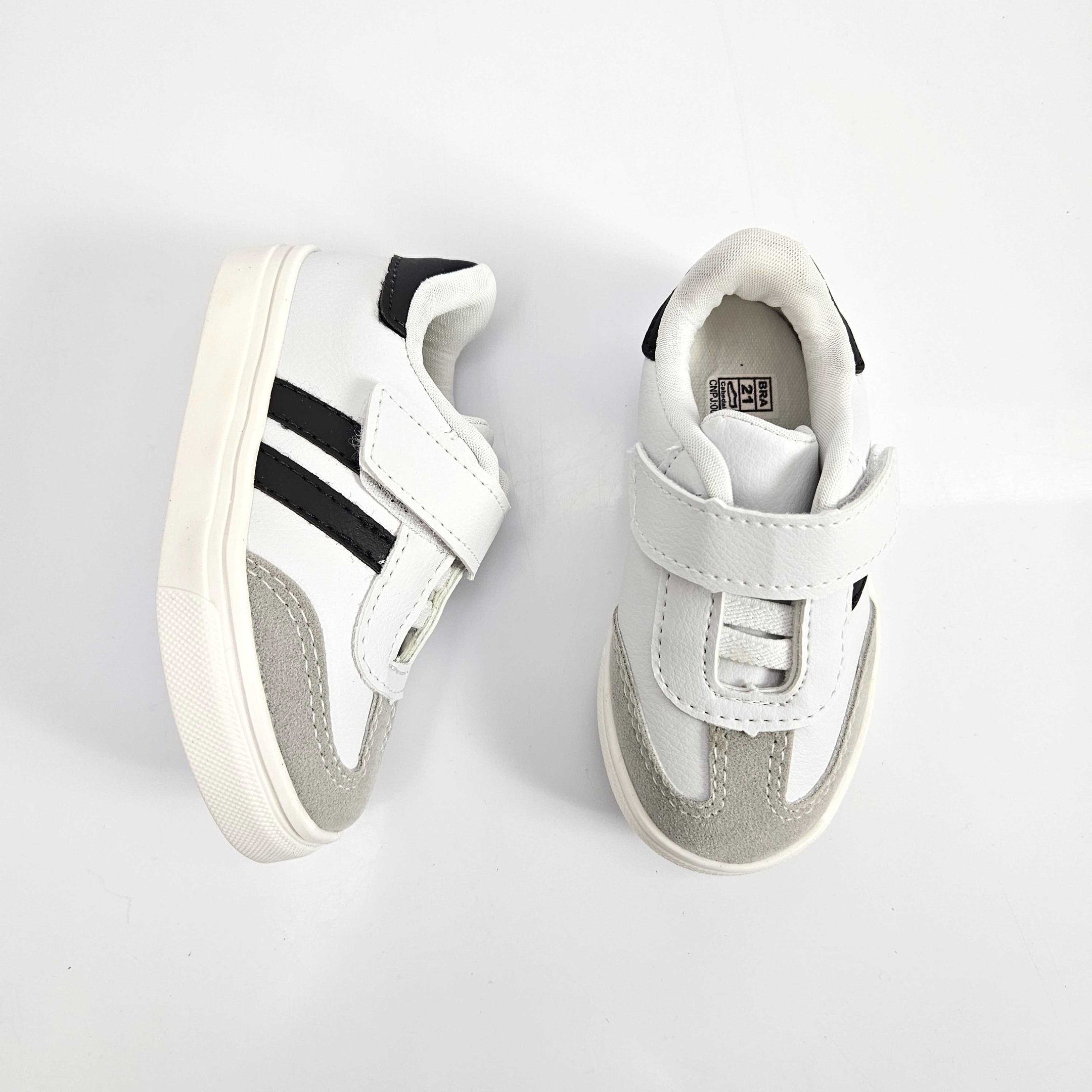 Tênis Infantil Danguinho Casual Elástico Branco 3