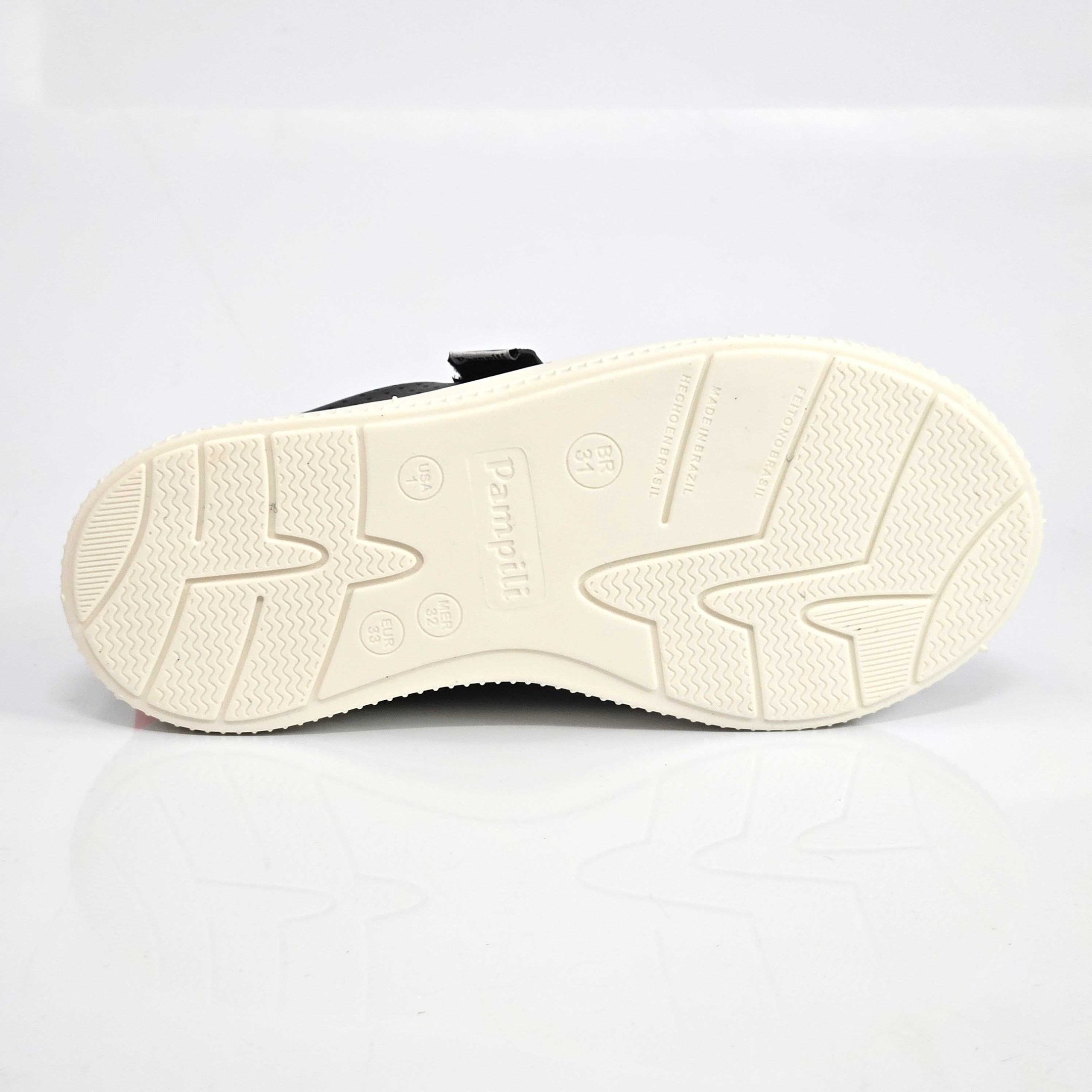 Tênis Infantil Pampili Casual Up Patch Preto/Rosa 4