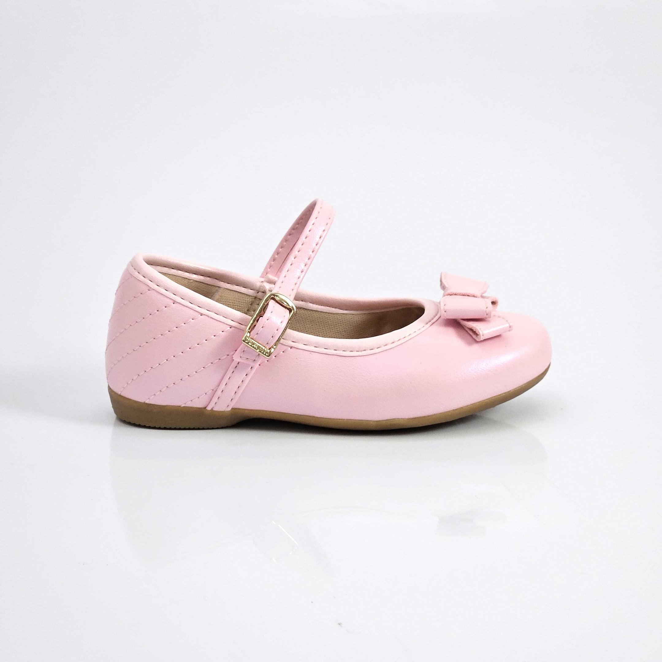 Sapatilha Infantil Pampili Baby Mariah Com Laço - Rosa Rosa 2