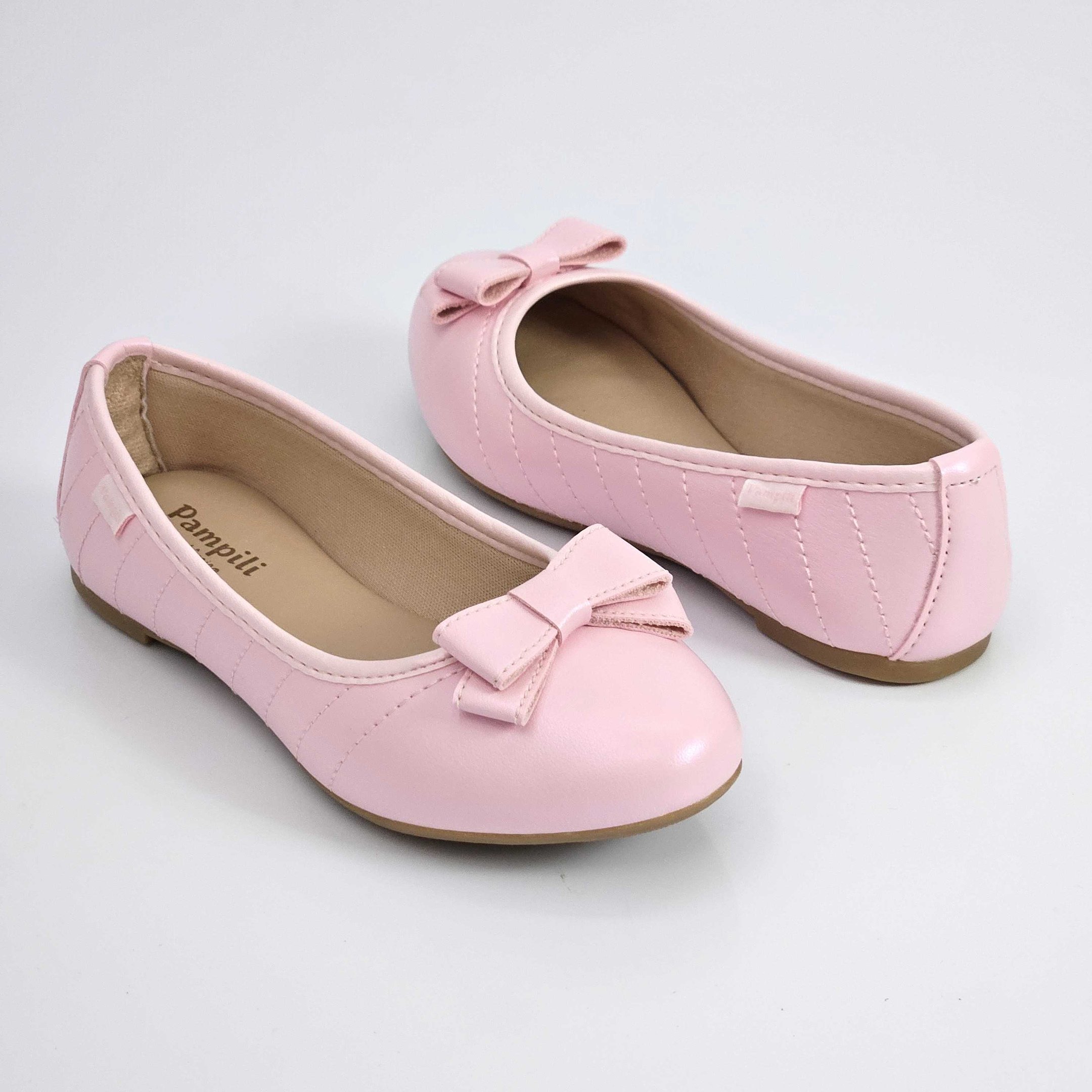 Sapatilha Infantil Pampili Mariah Com Laço - Rosa Rosa 2