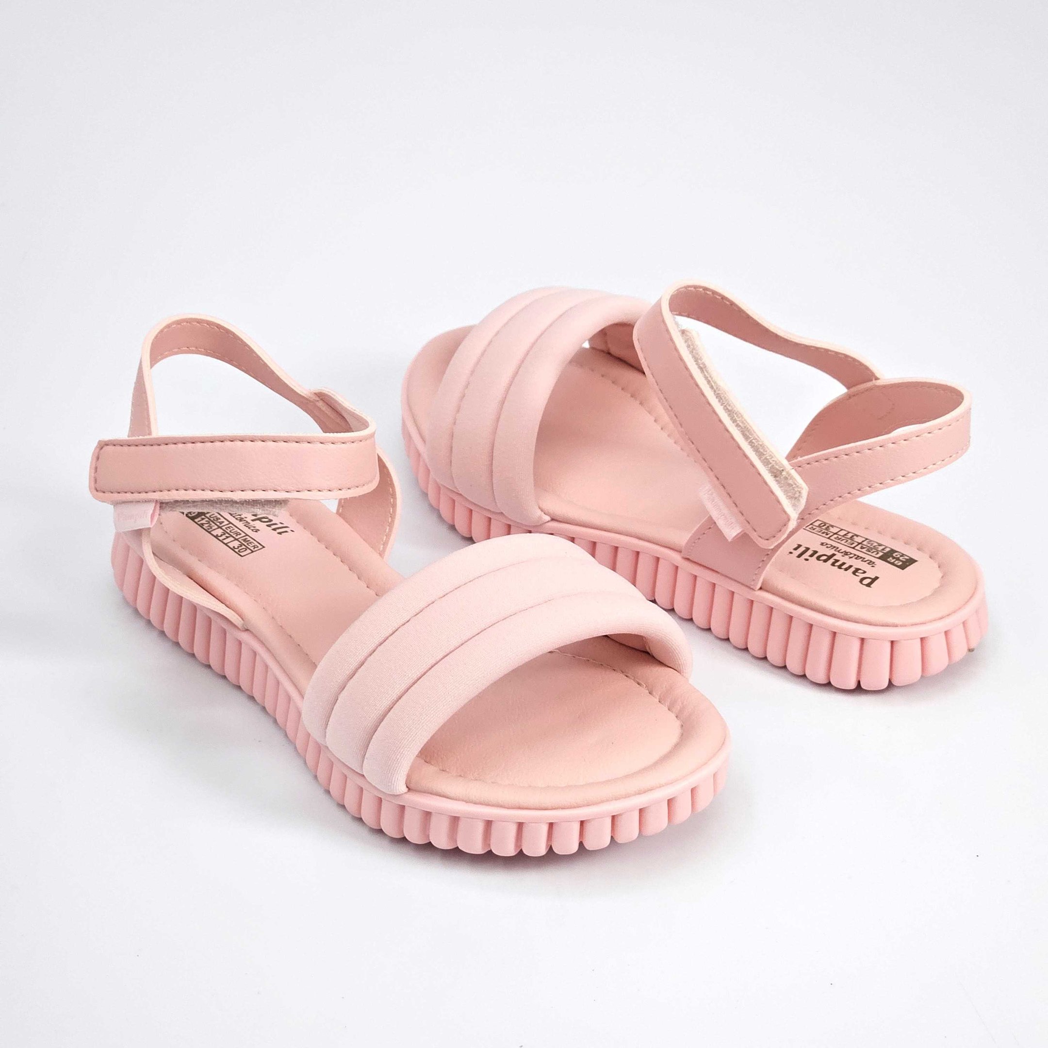 Sandália Papete Infantil Pampili Flat Candy - Rosa Rosa 2