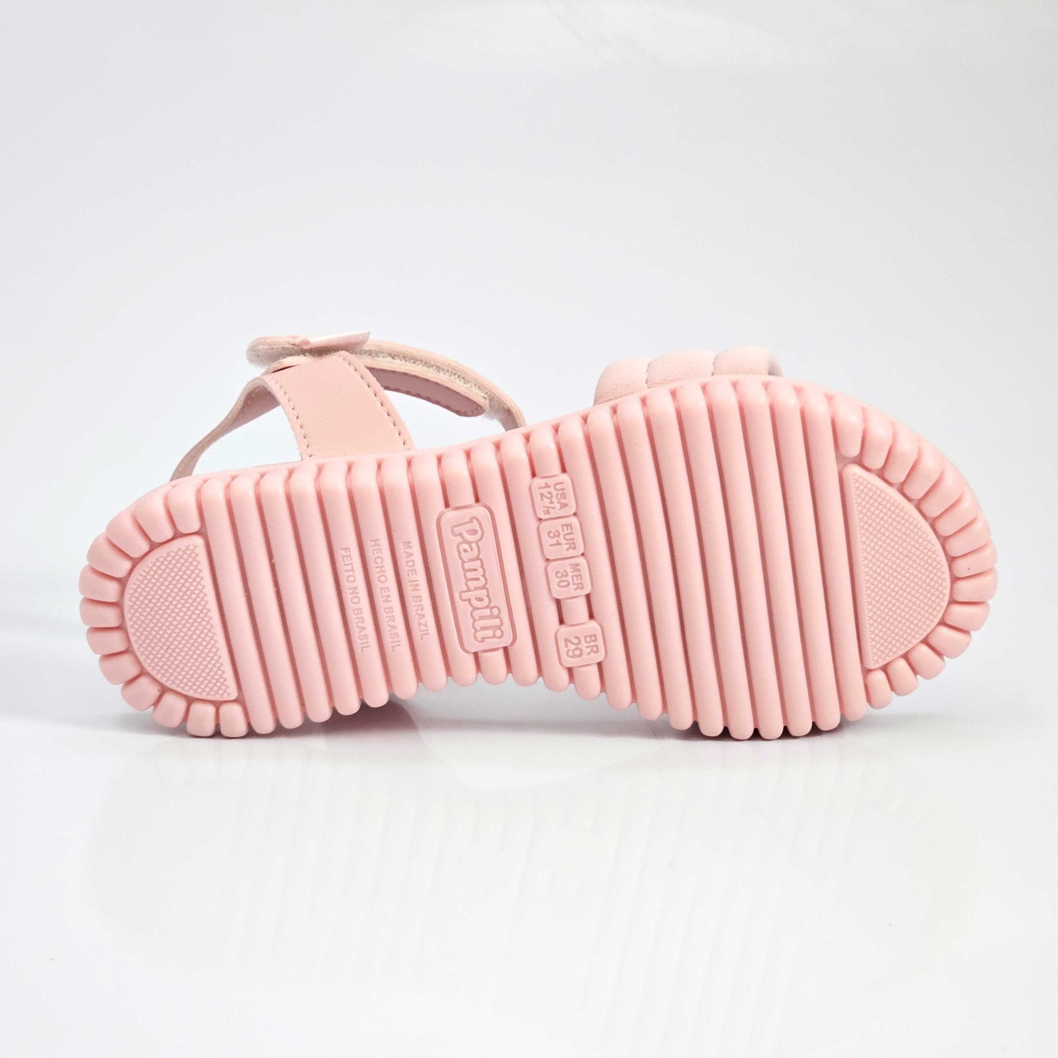 Sandália Papete Infantil Pampili Flat Candy - Rosa Rosa 4