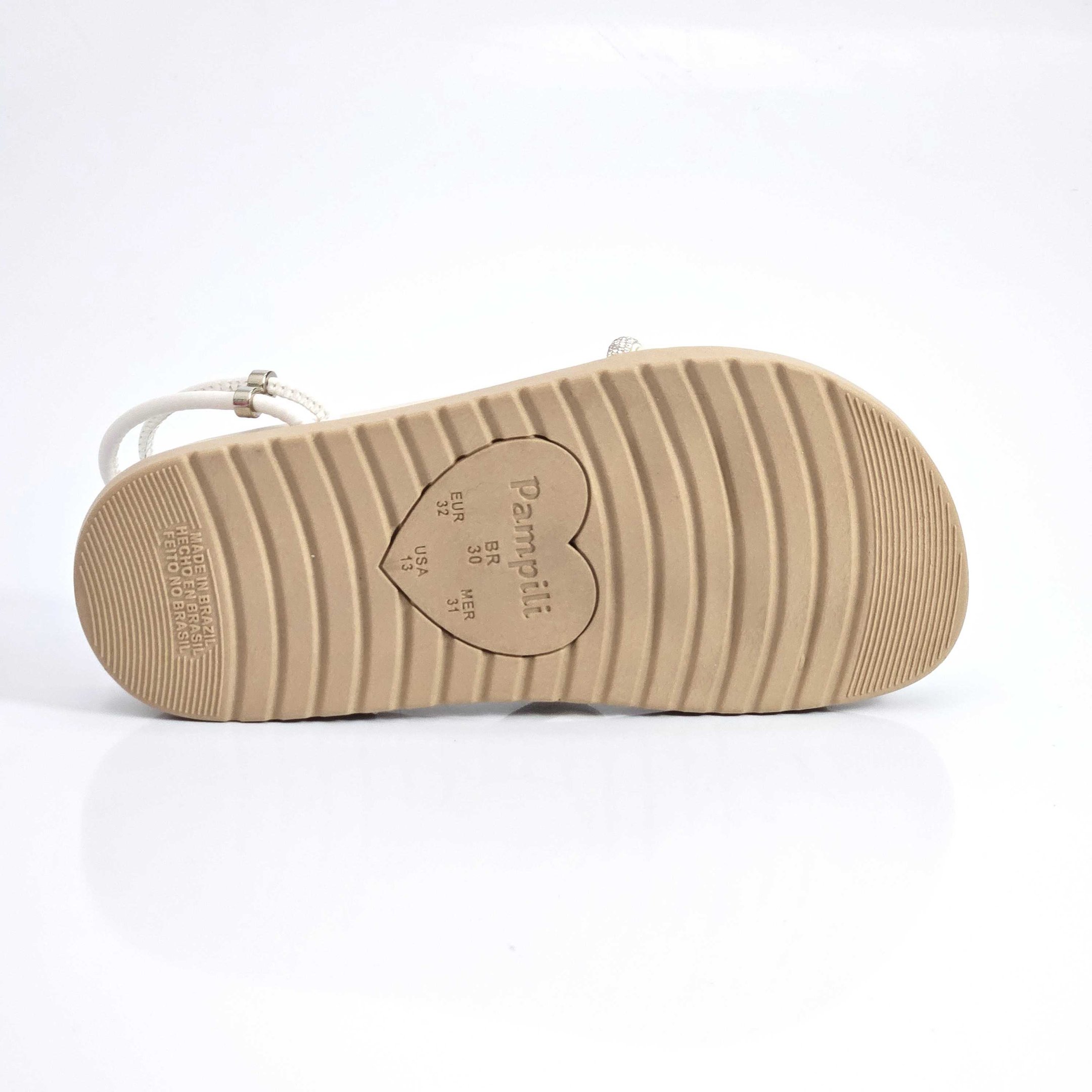 Sandália Infantil Pampili Olivia Calce Fácil Branco 4