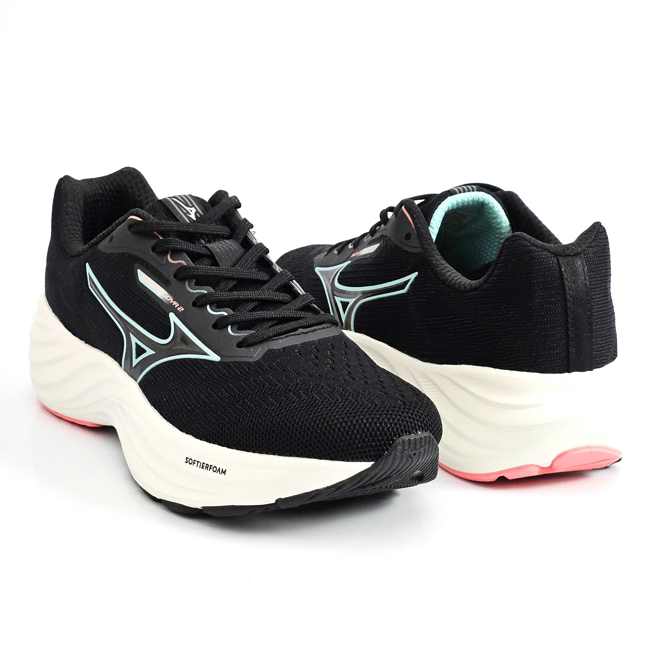 Tênis Mizuno Corrida Goya Feminino Preto 2