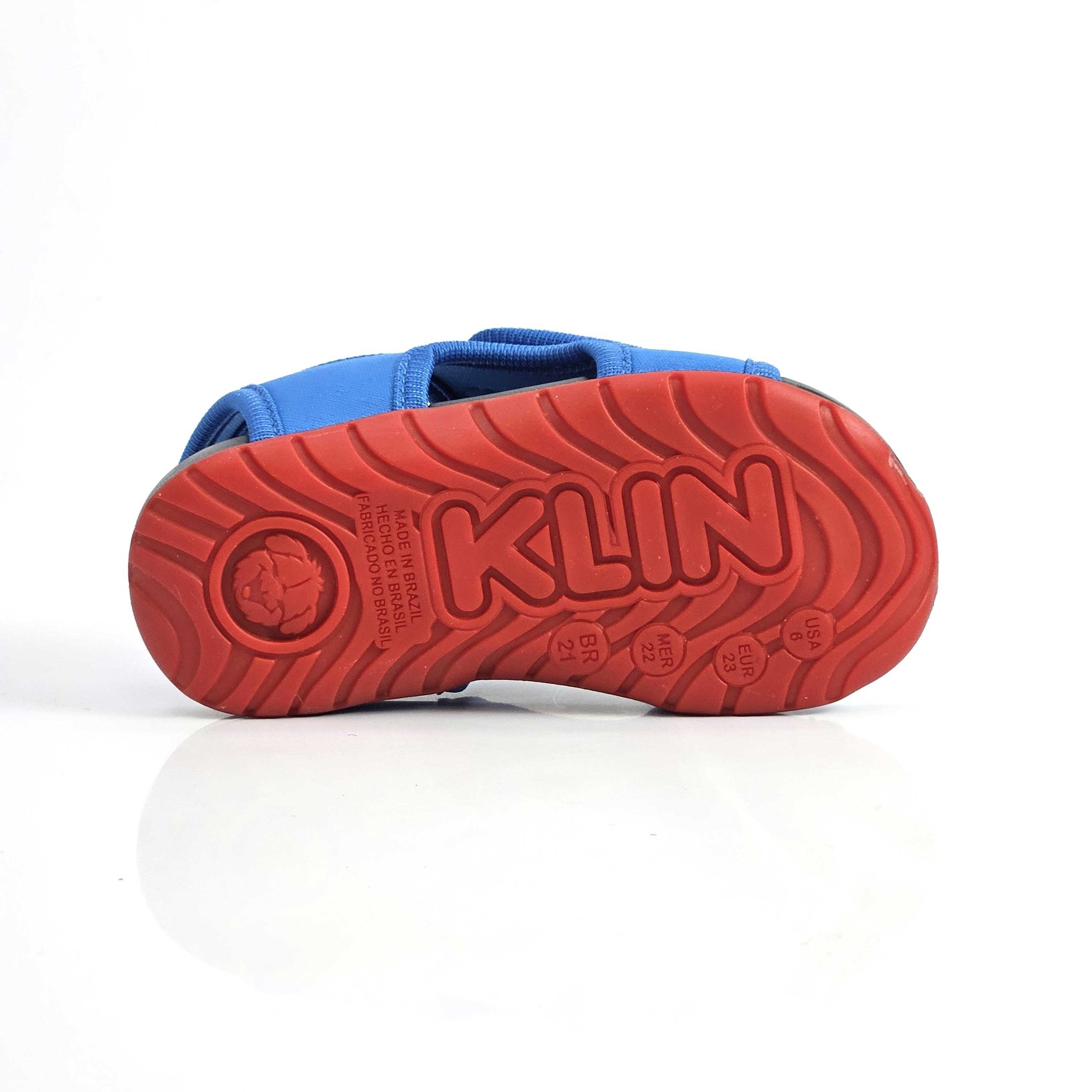 Sandália Papete Klin Like Neoprene Azul 4