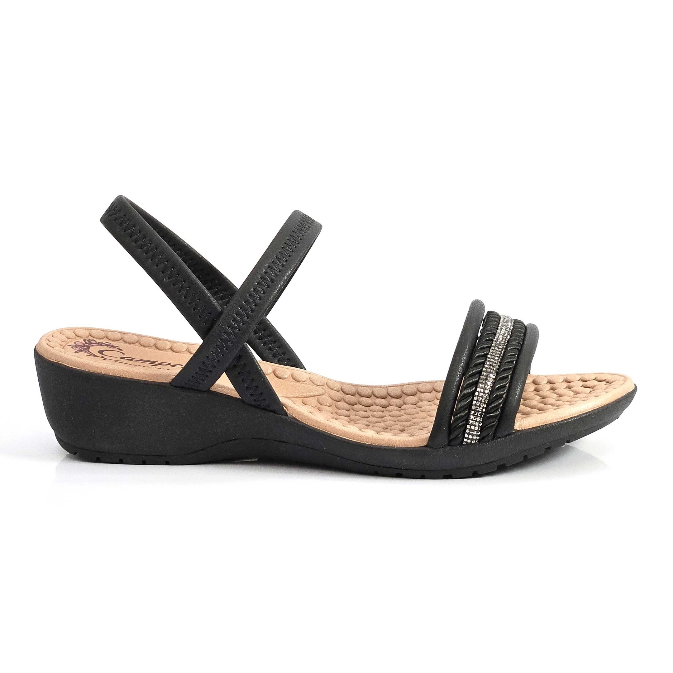 Sandália Campesí Calce Fácil Anabela