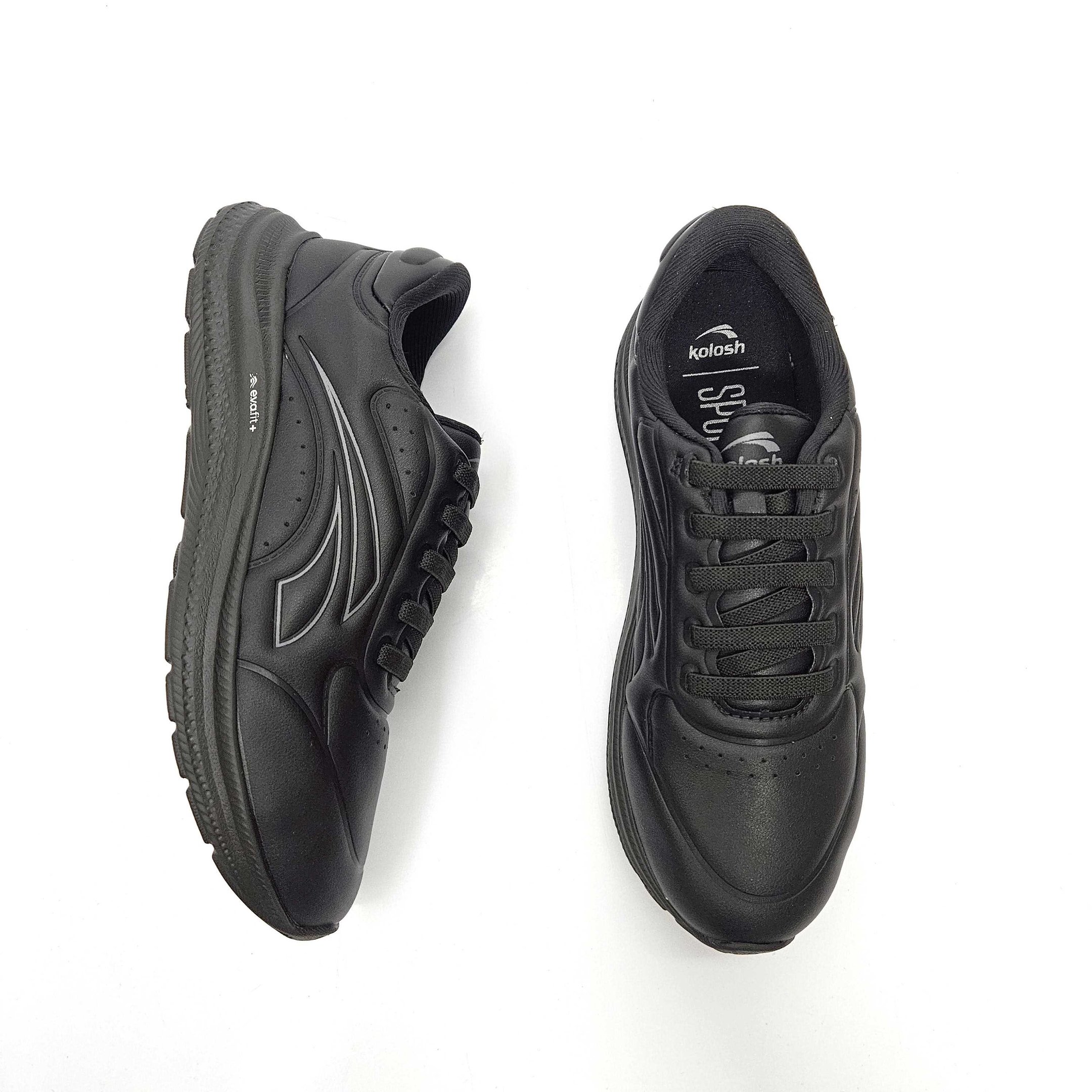 Tênis Feminino Kolosh Esportivo Com Elástico Preto 3